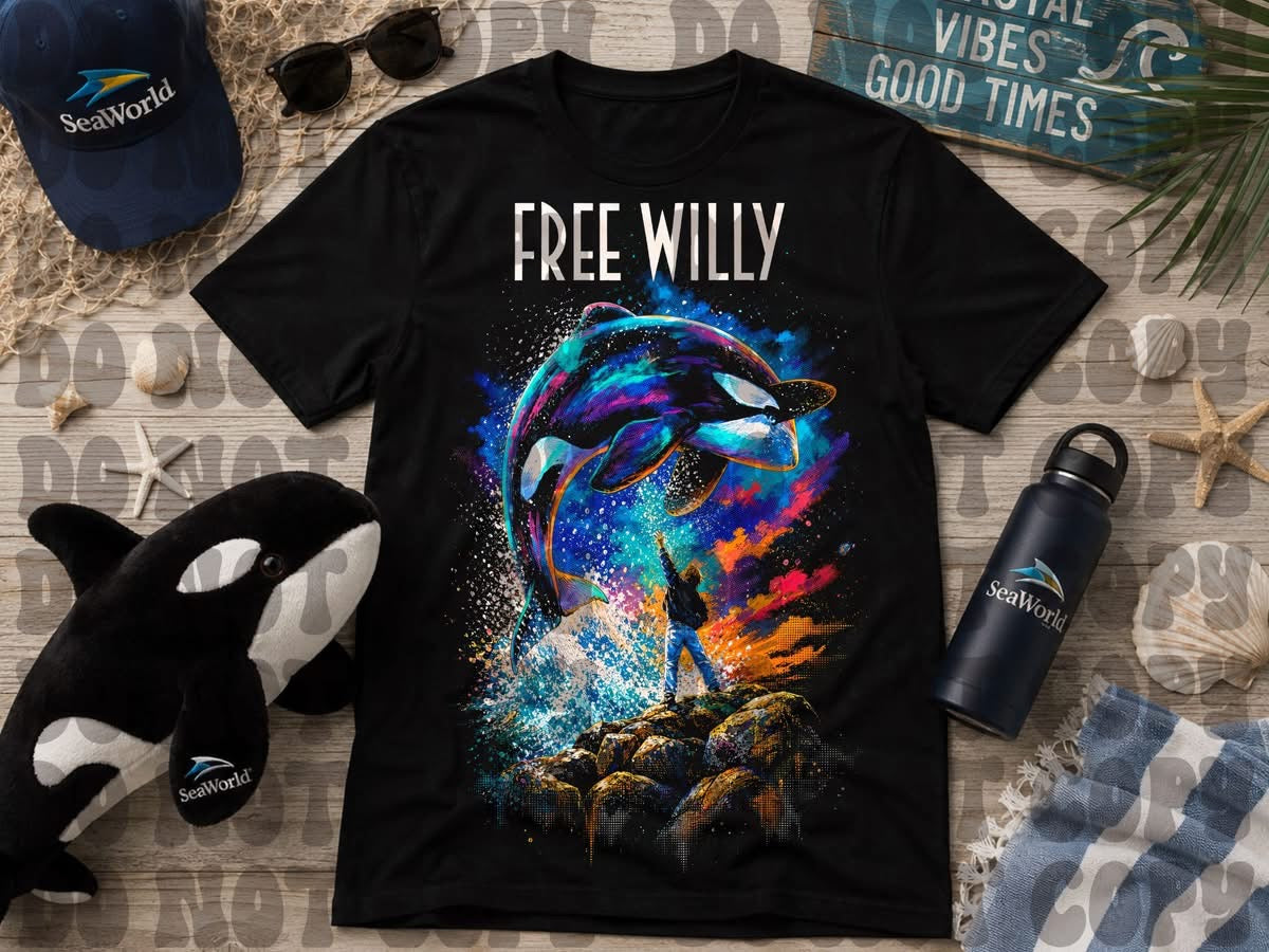 Free Willy Blk Tee