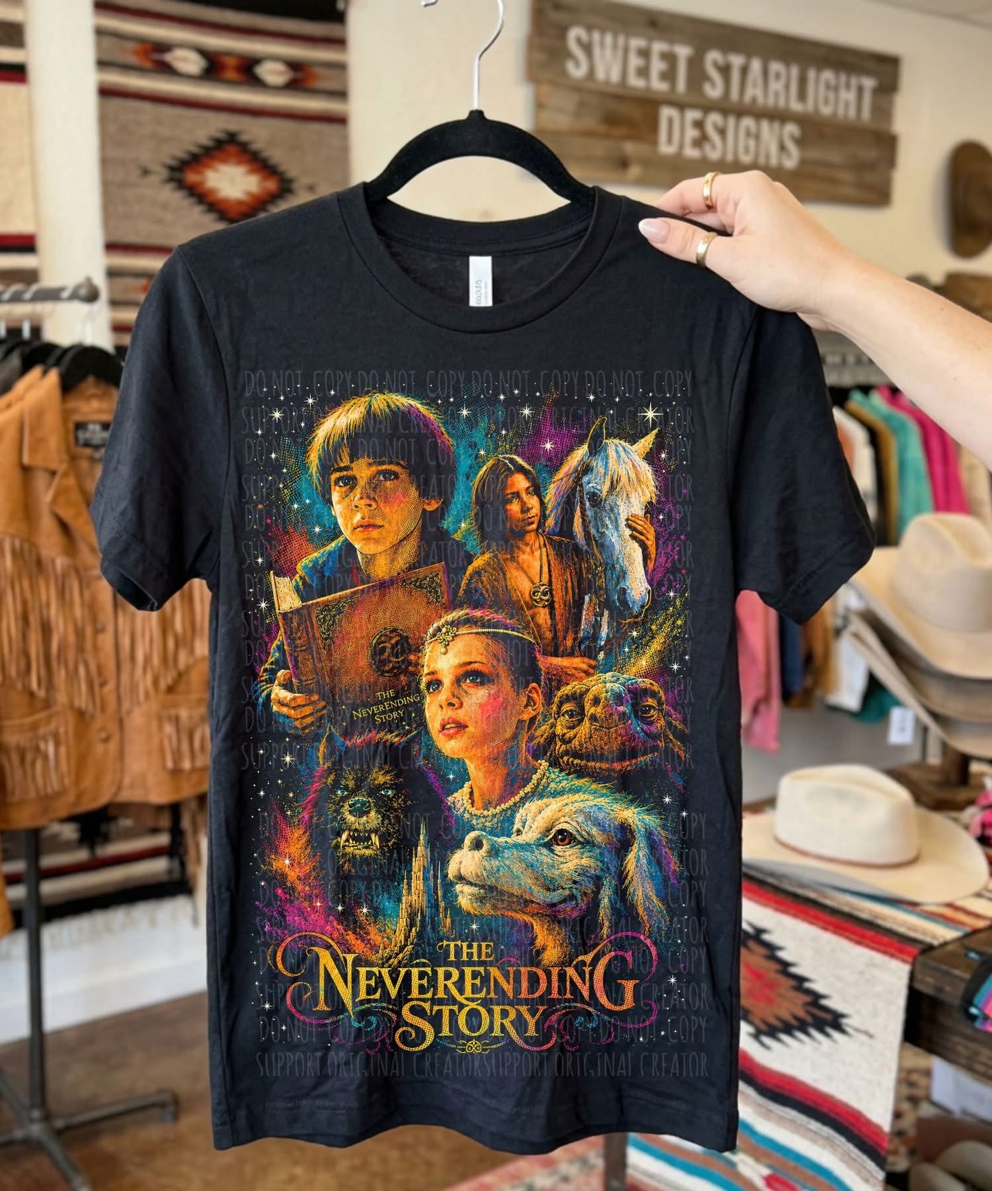 The Neverending Story Blk Tee