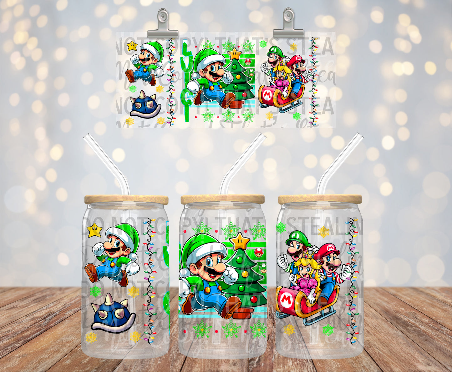 16oz Lui Christmas (Green)