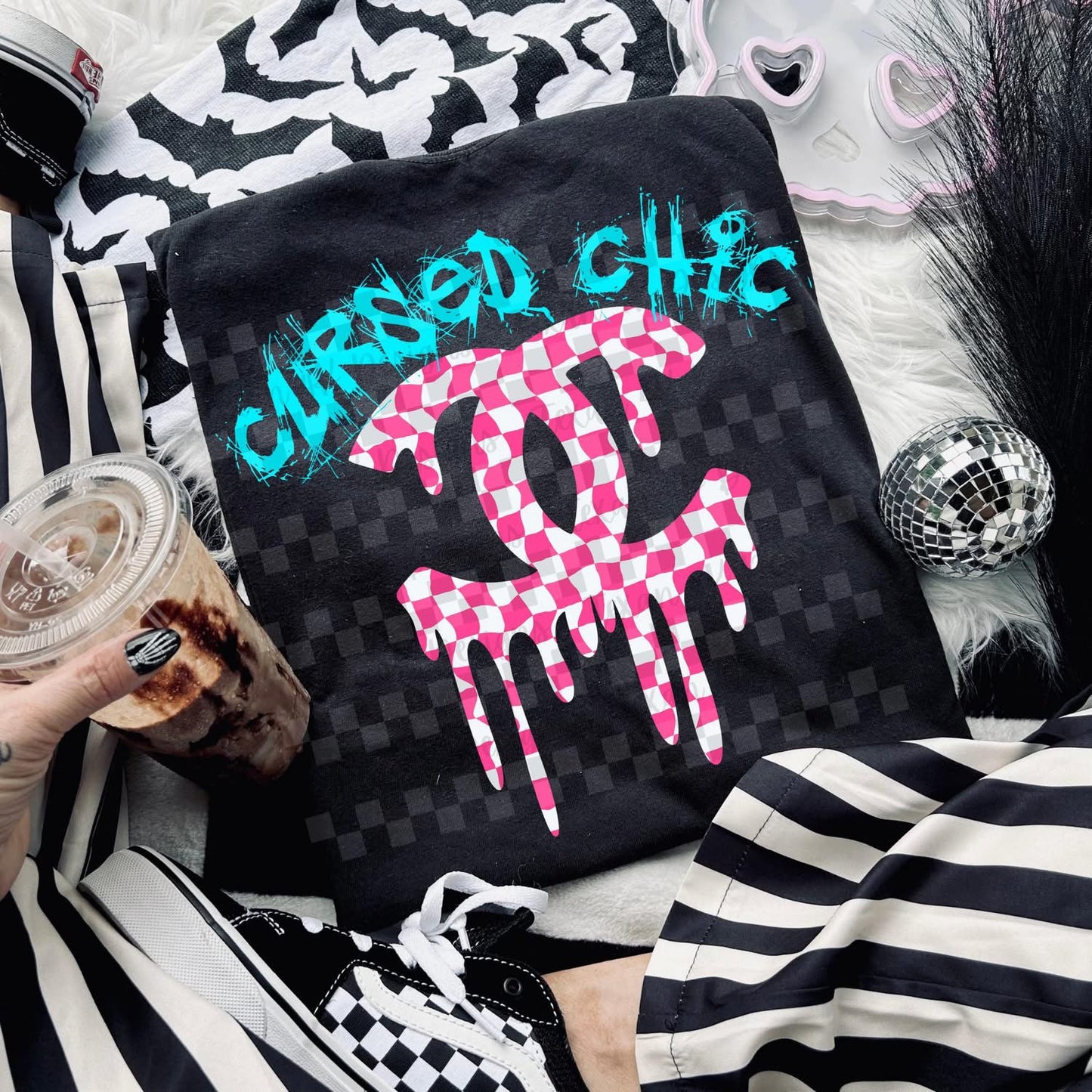 Cursed Chic Pink Drip