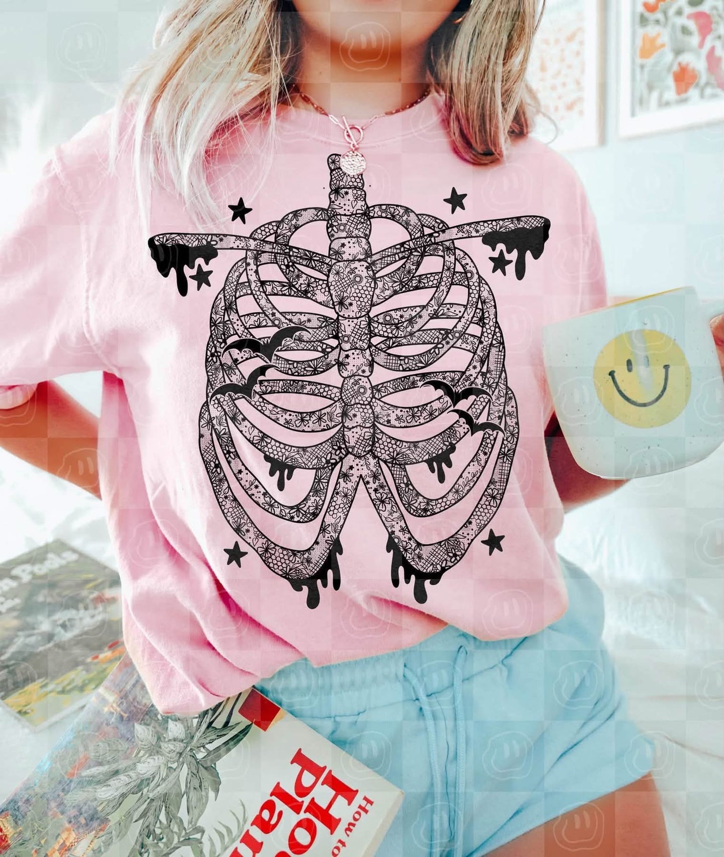 Floral Lace Ribcage