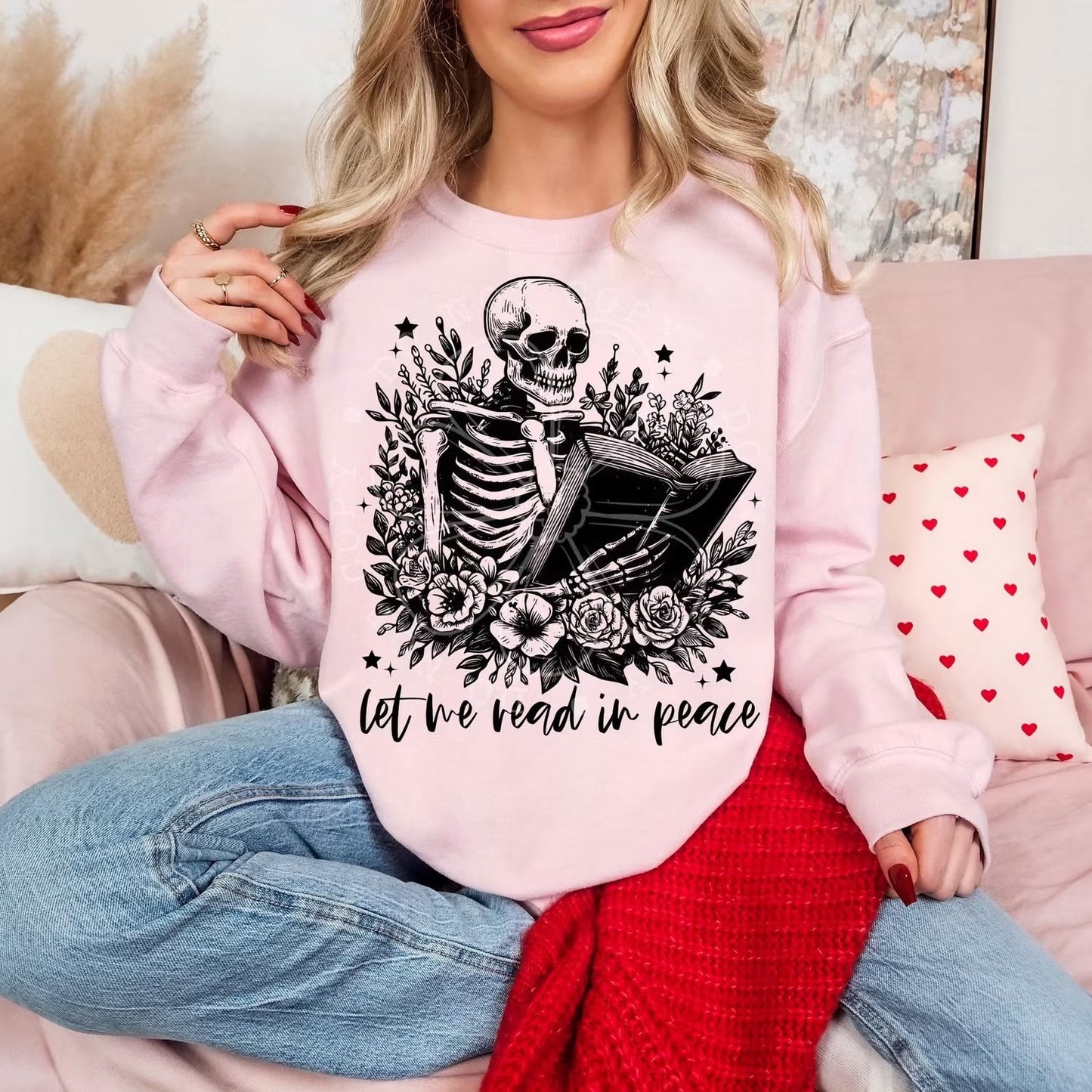 Let Me Read In Peace Skeleton