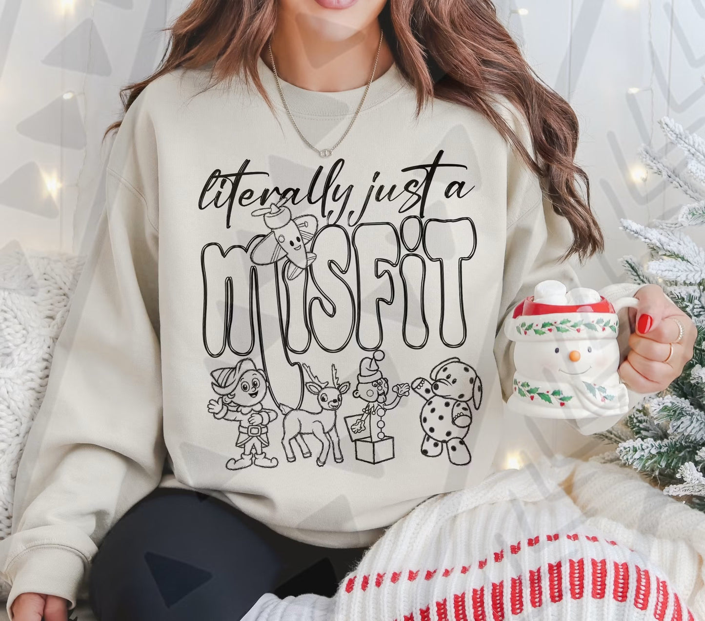 Literally Just a Misfit Christmas DTF
