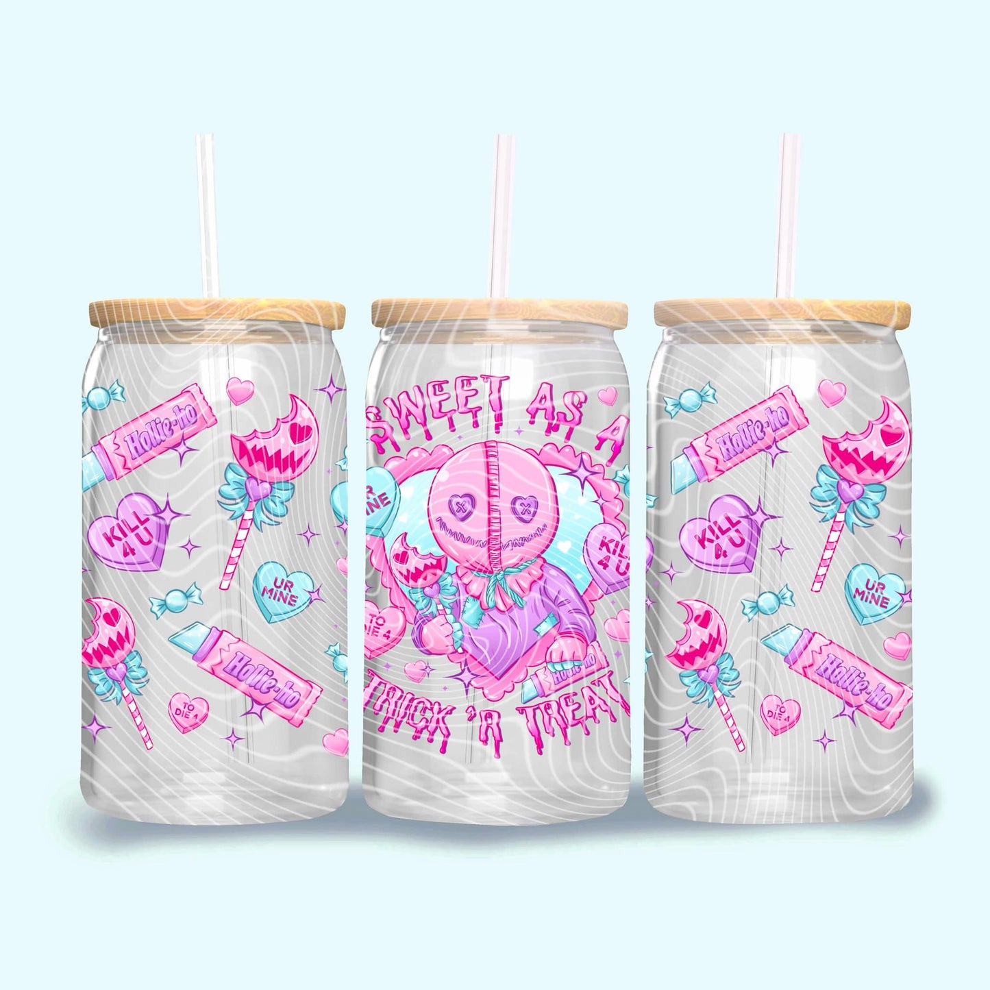 Sweet as a Trick R Treat 16oz UVDTF