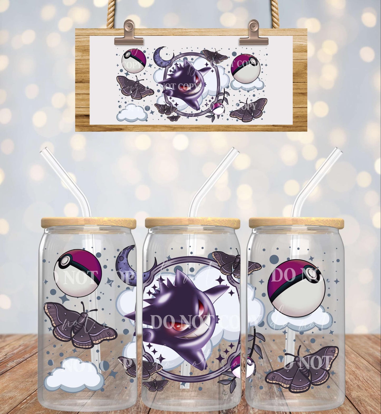 Gengar 16oz UVDTF