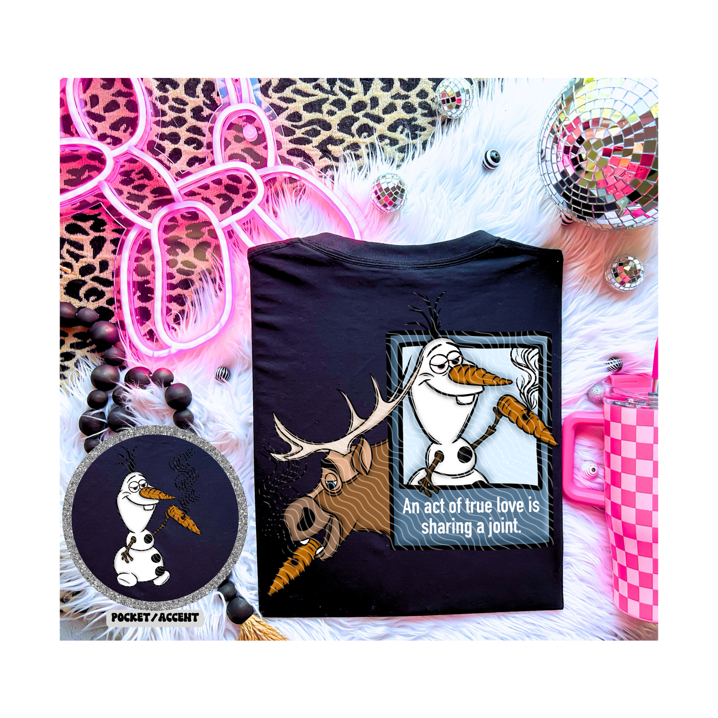 Act of True Love pair - snowman pocket (Copy)