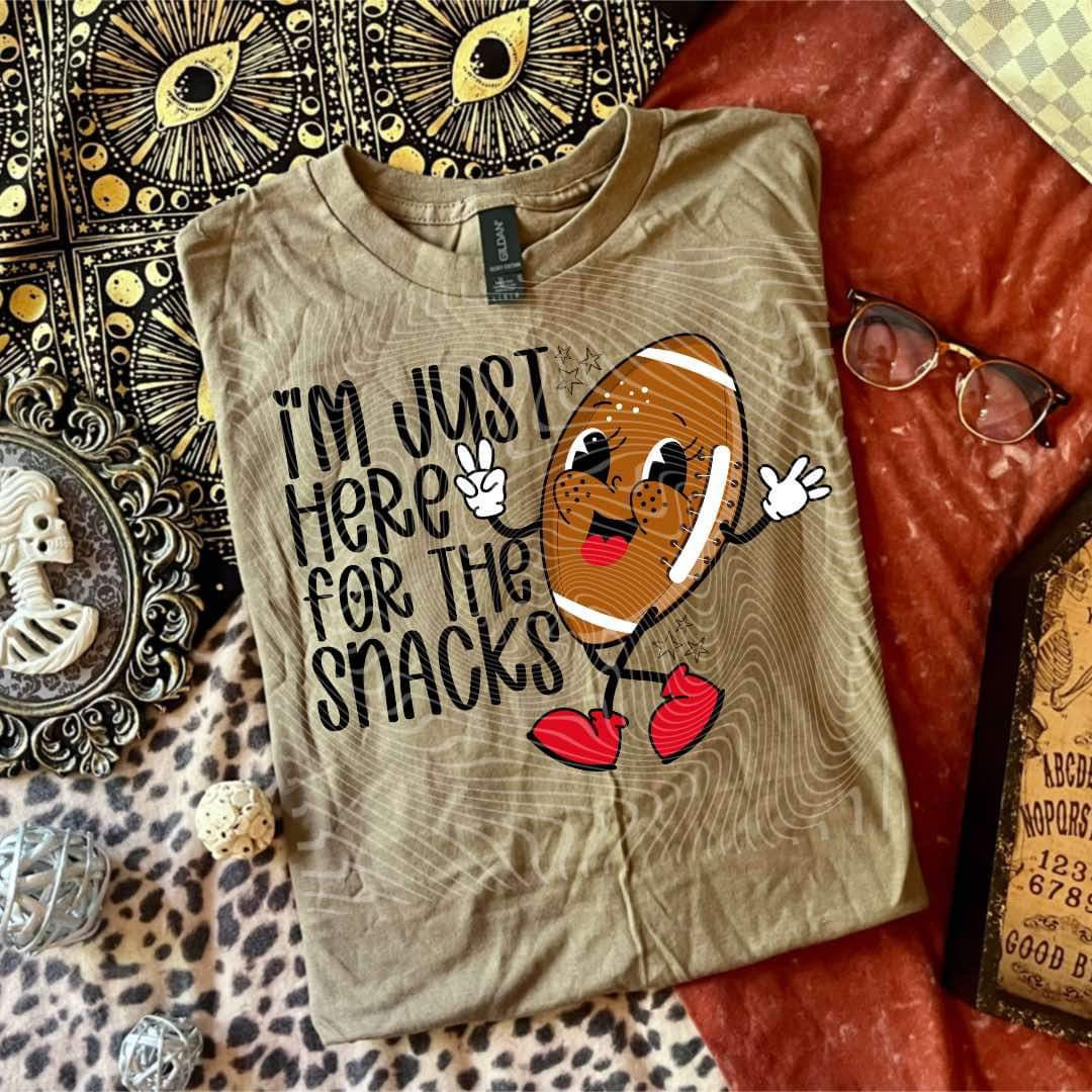here for the snacks