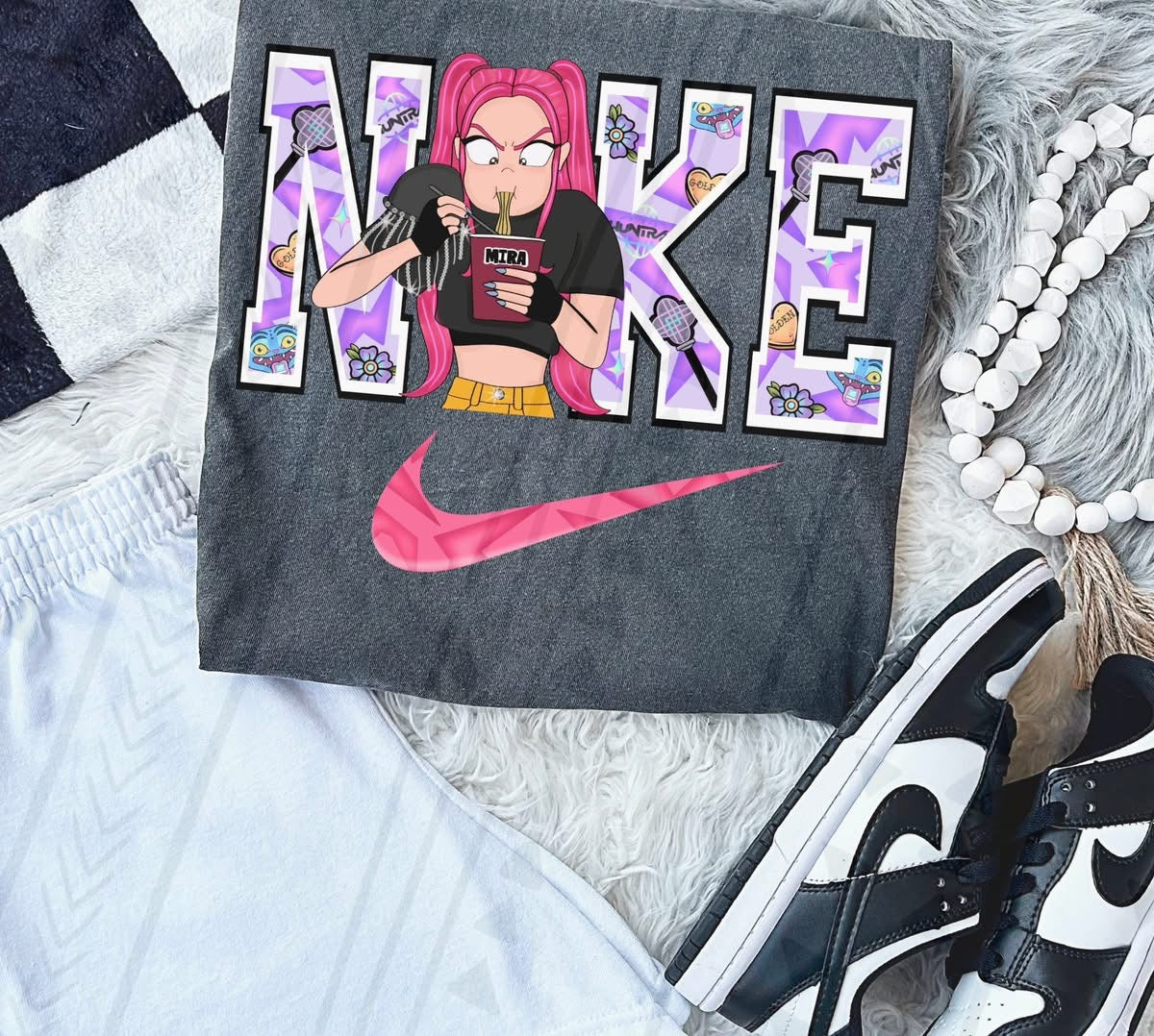 Anime Ramen Pink Swoosh