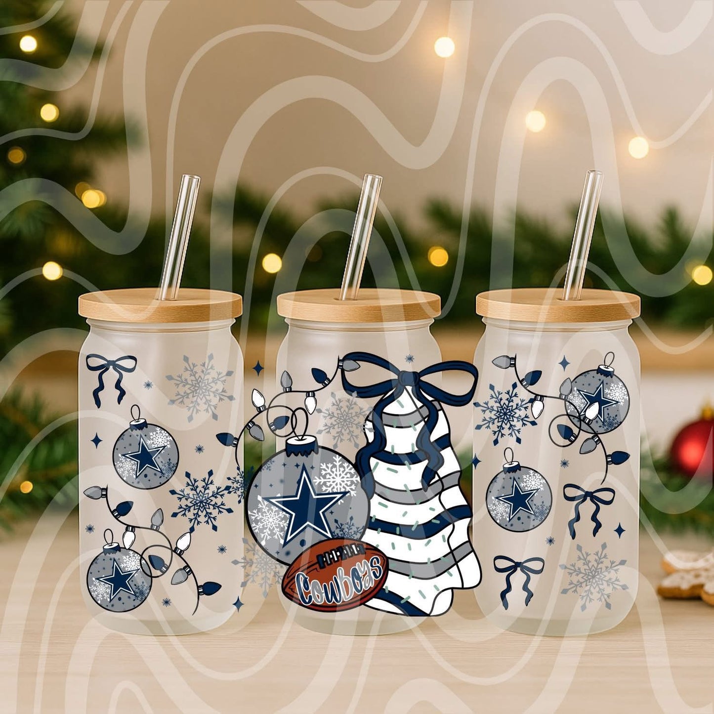Cowboys Christmas 16oz