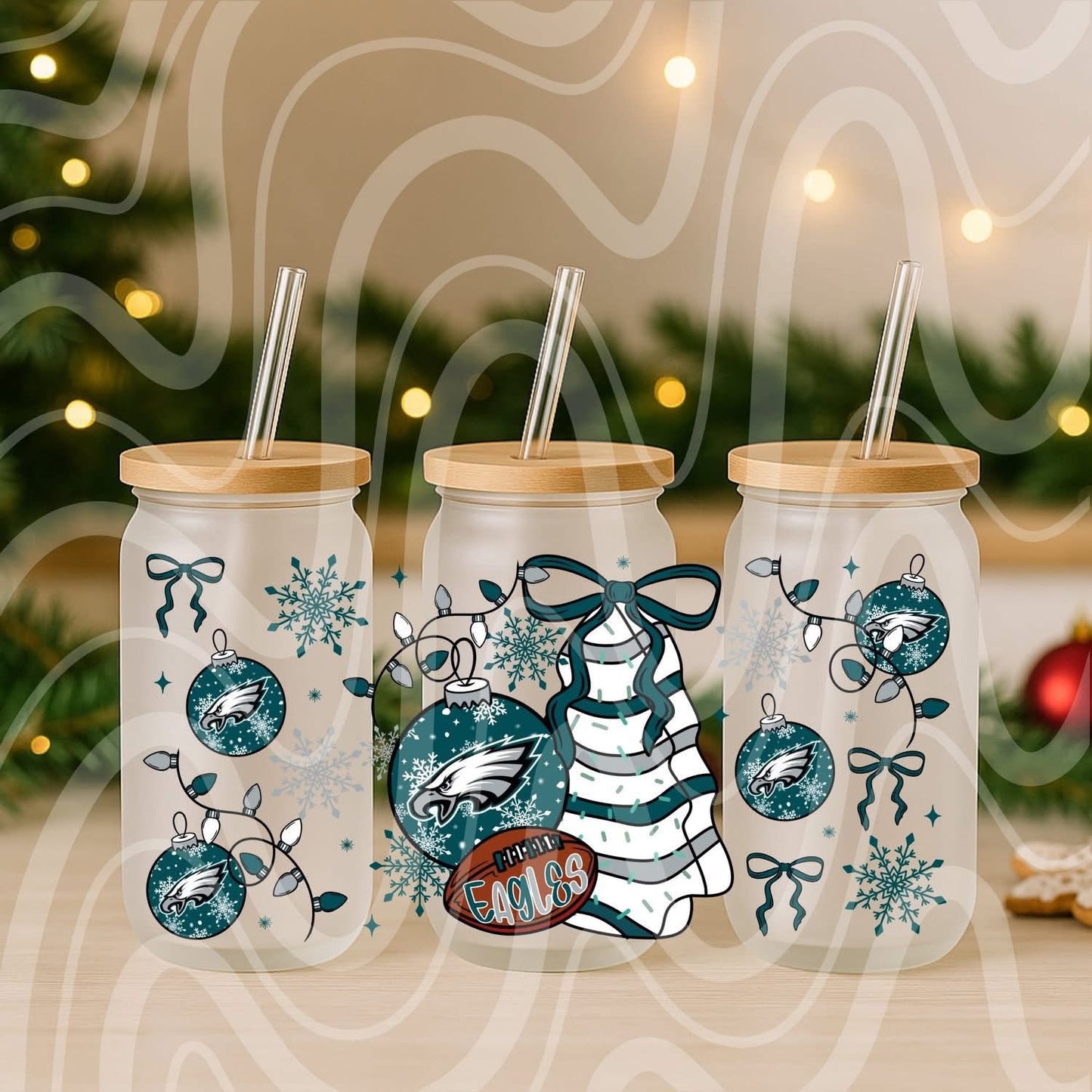 Eagles Christmas 16oz