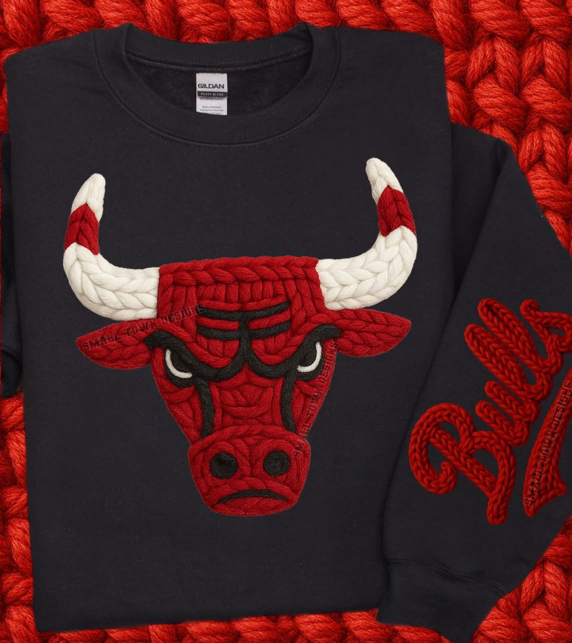 Bulls Knit Logo