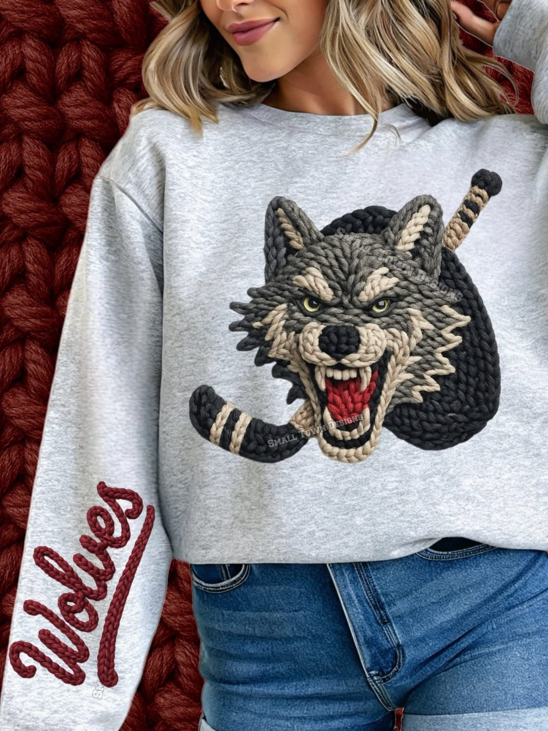 Wolves Knit Logo