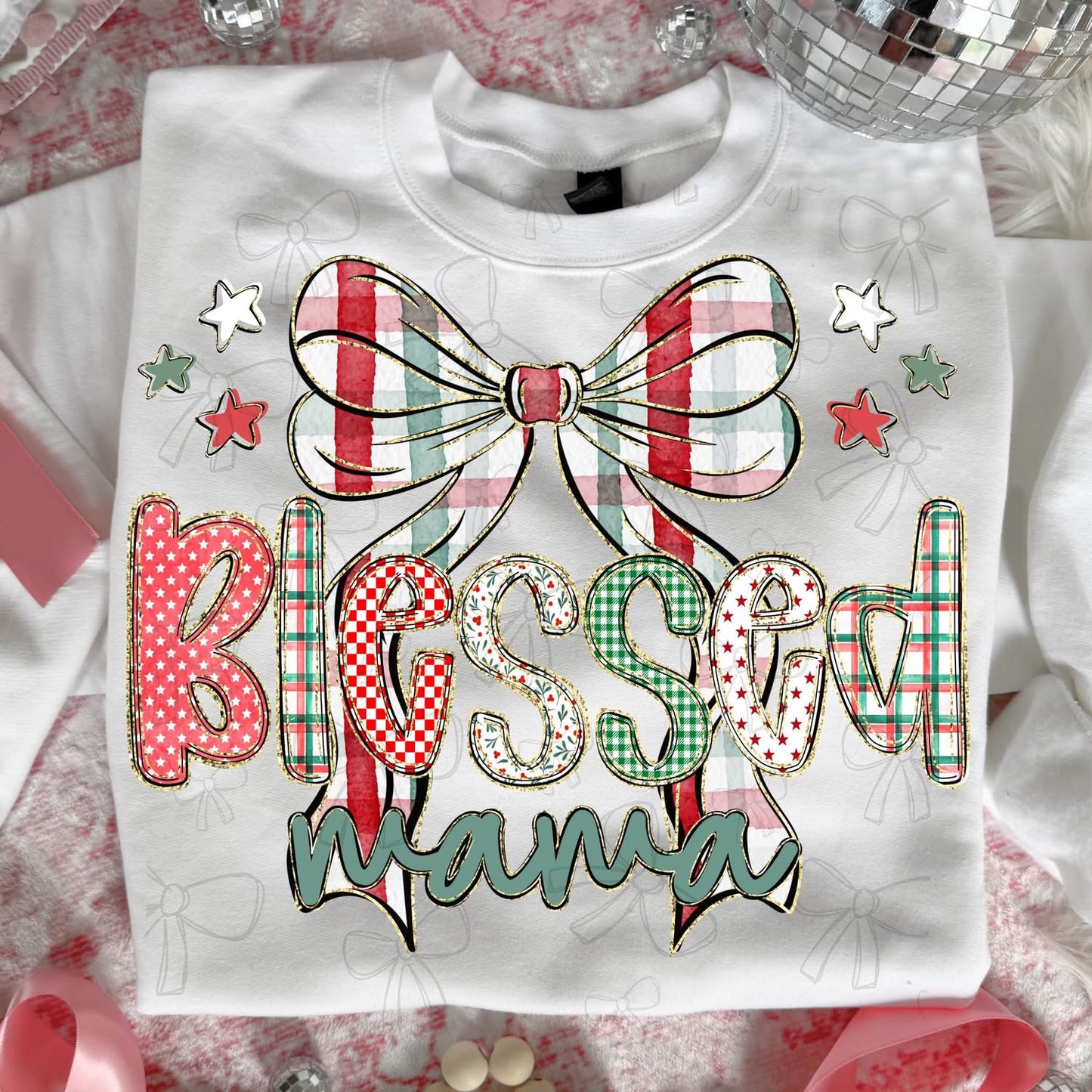 Blessed Mama Stripes