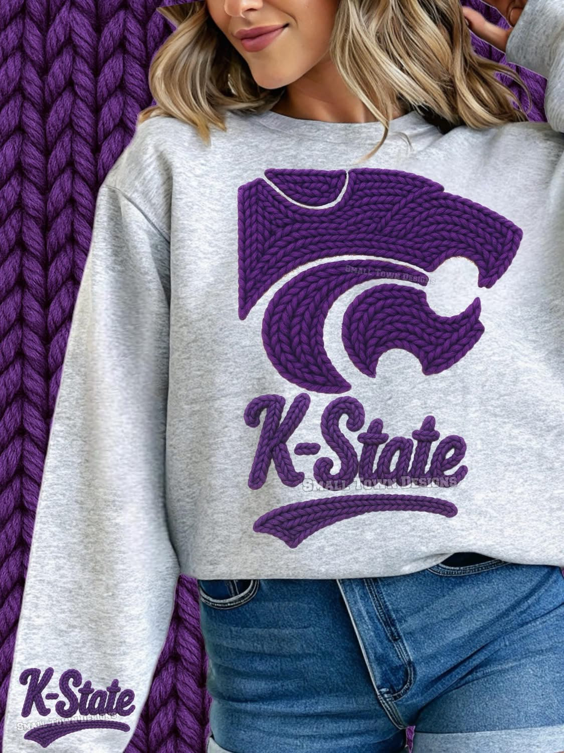 K-State Wildcats Faux Yarn