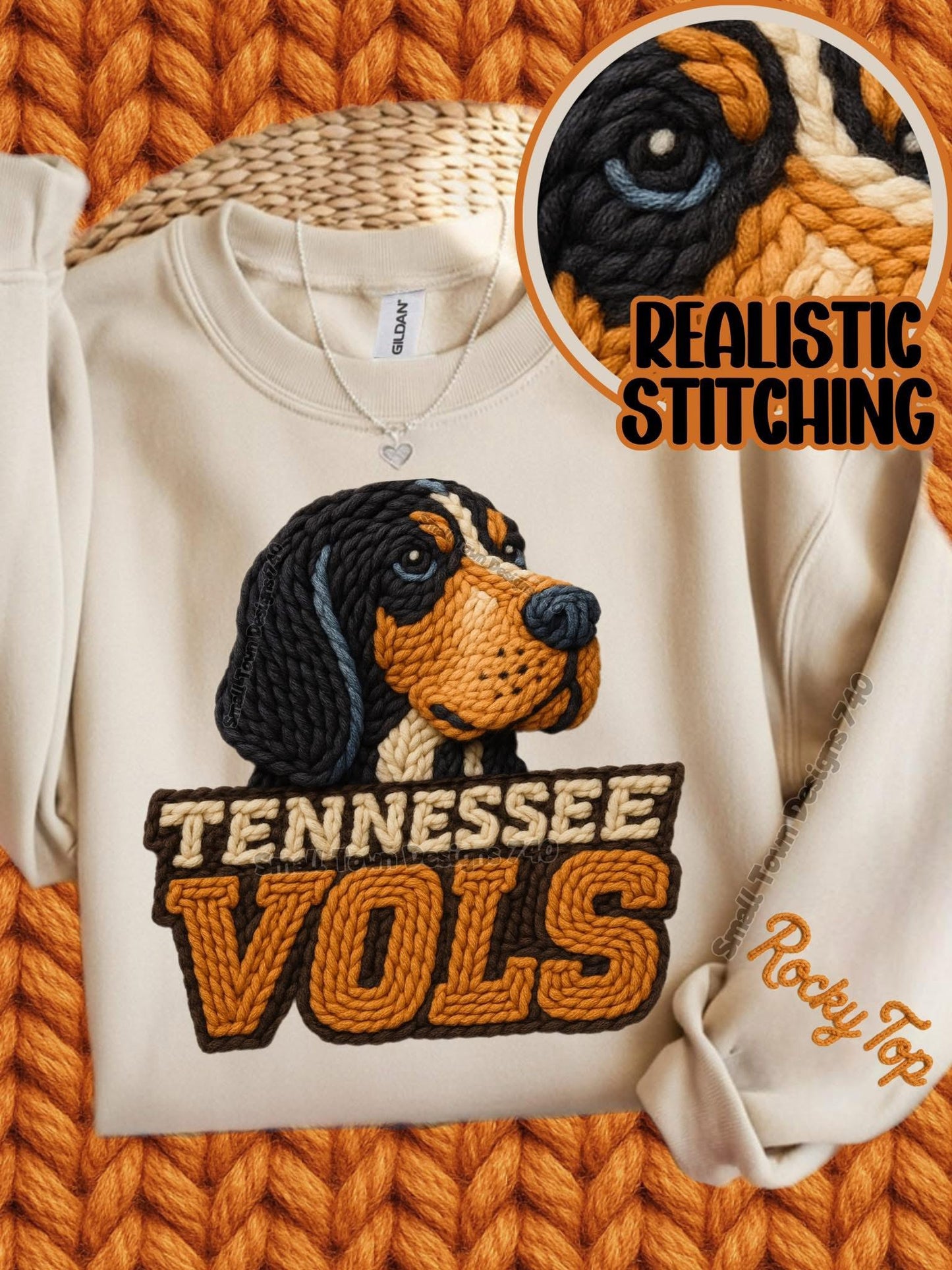 Tennessee Vols Faux Yarn
