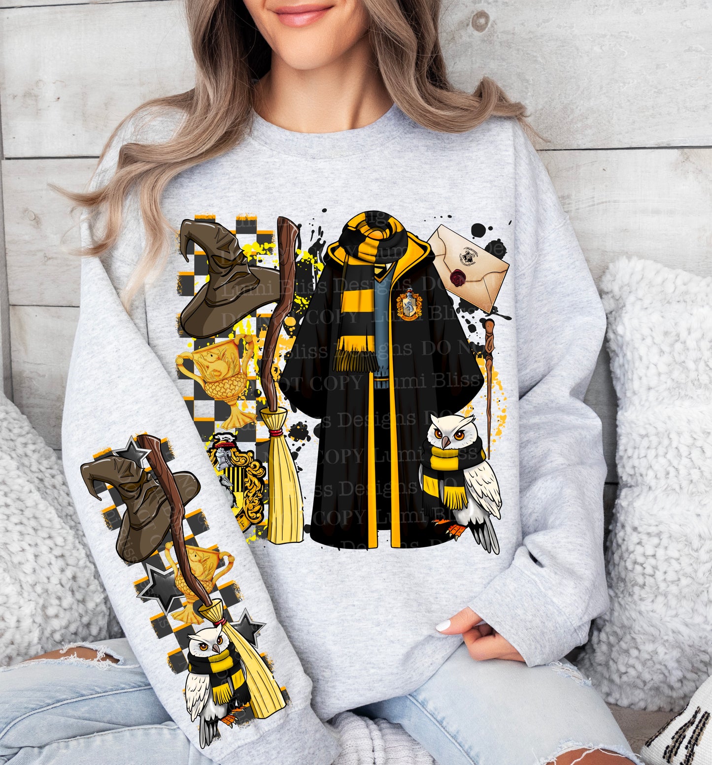 Boy Wizard Yellow House Set