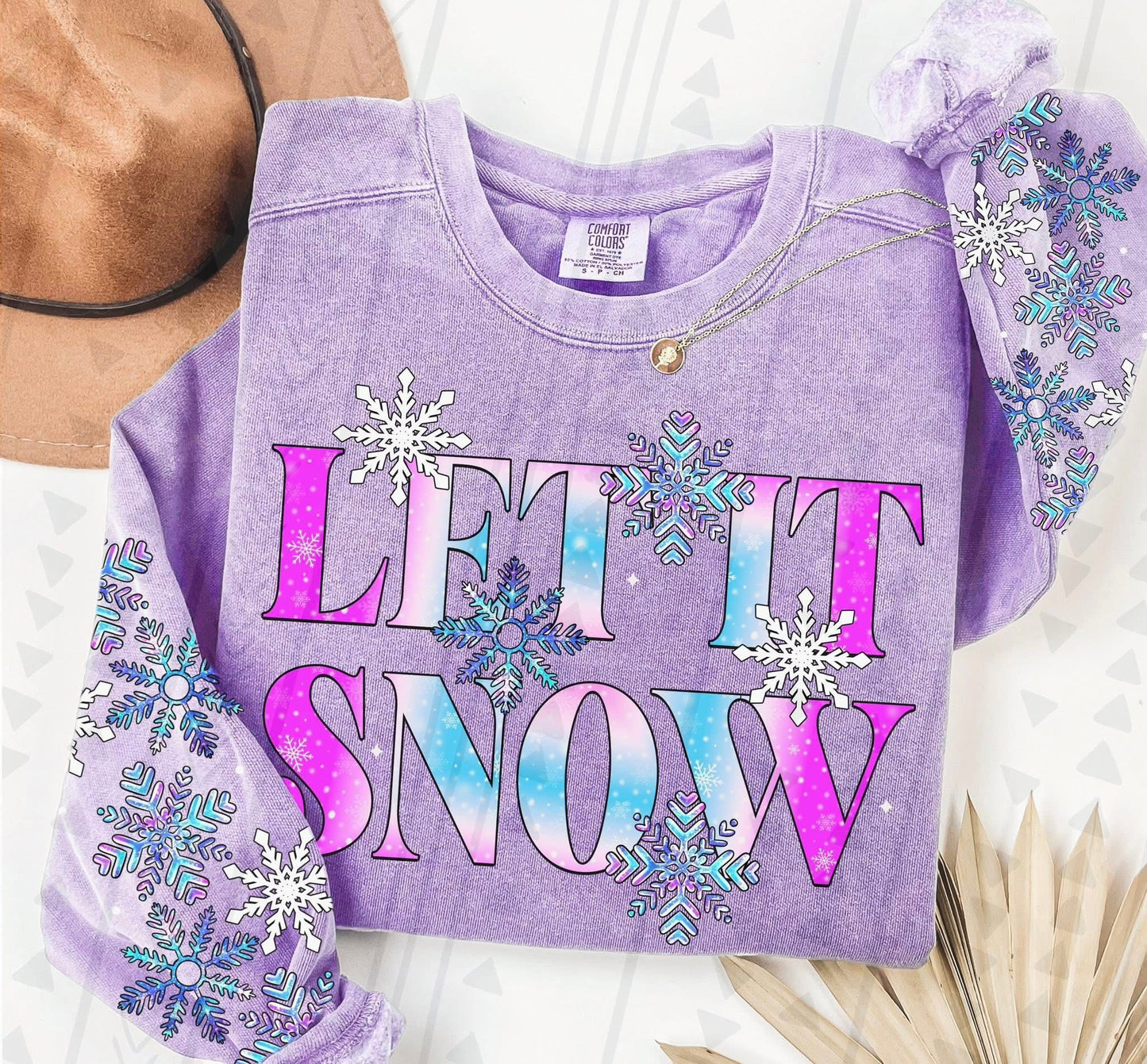 Let It Snow Snowflake Sleeve