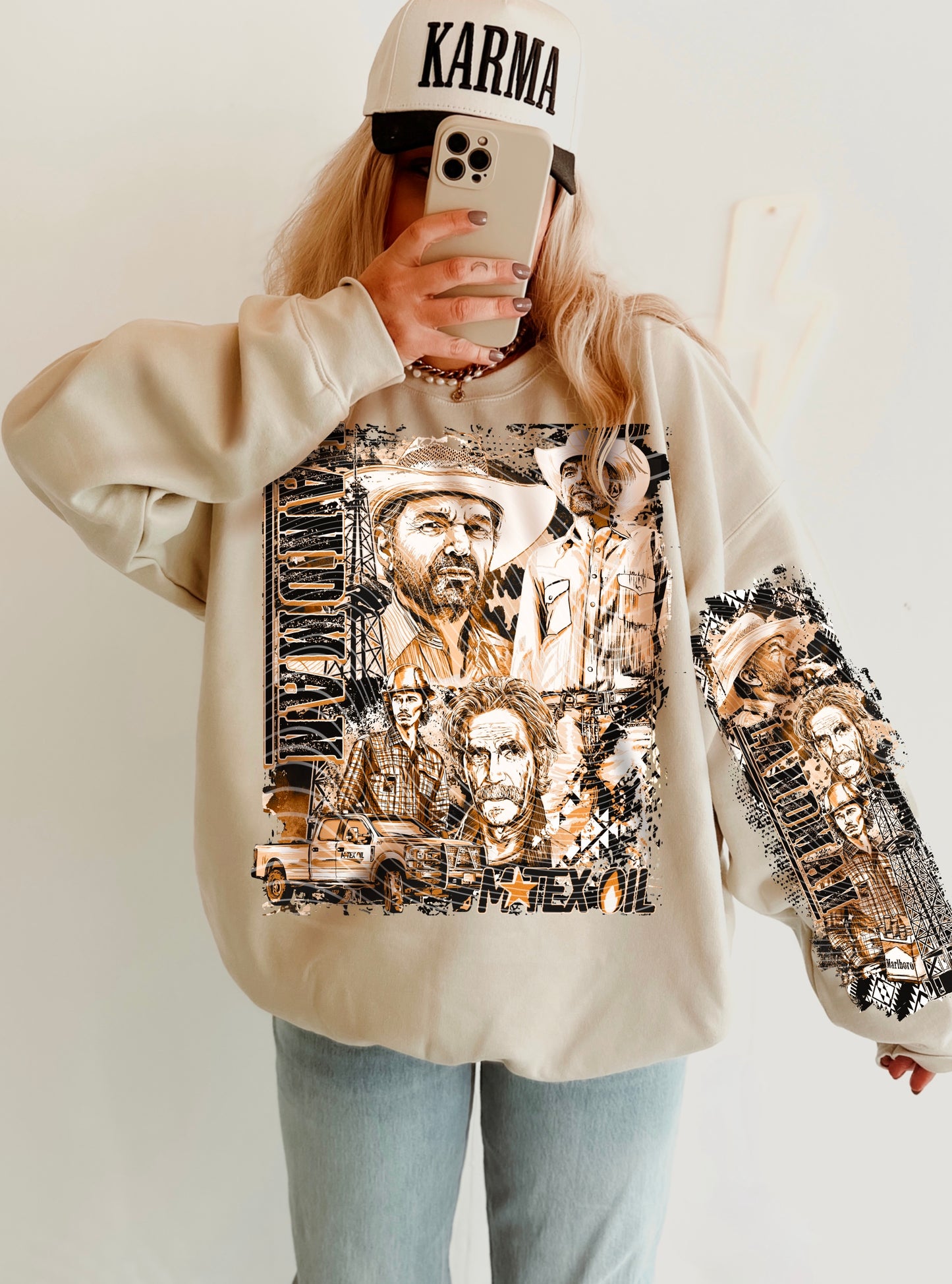 Vintage Cowboy Smoking