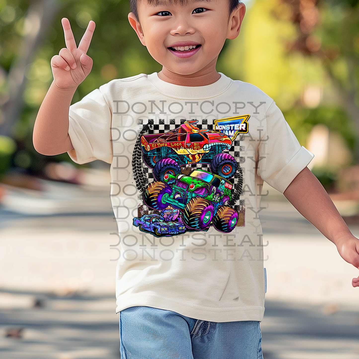 Monster Jam El Toro and Grave Digger Logo