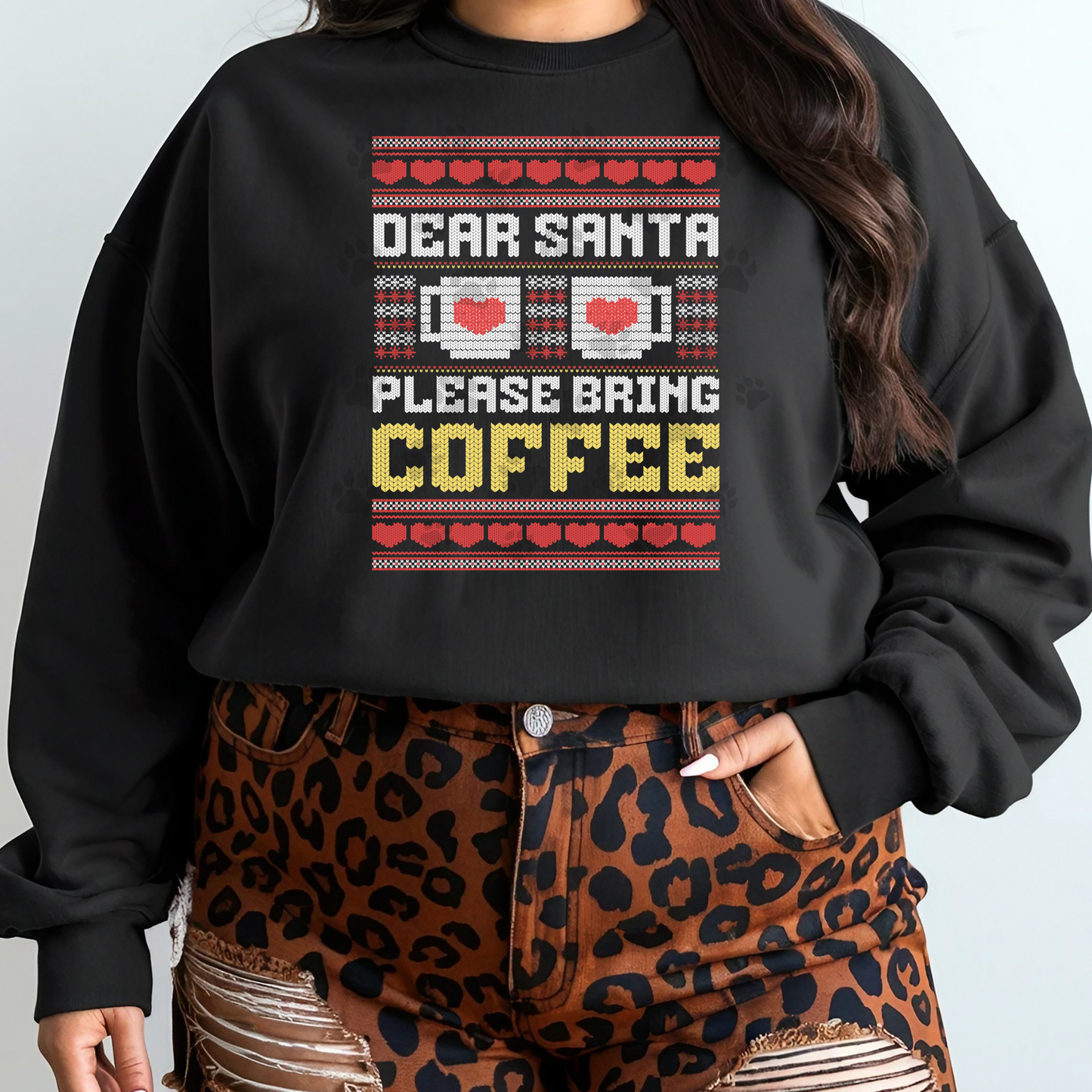 Dear Santa Bring Coffee