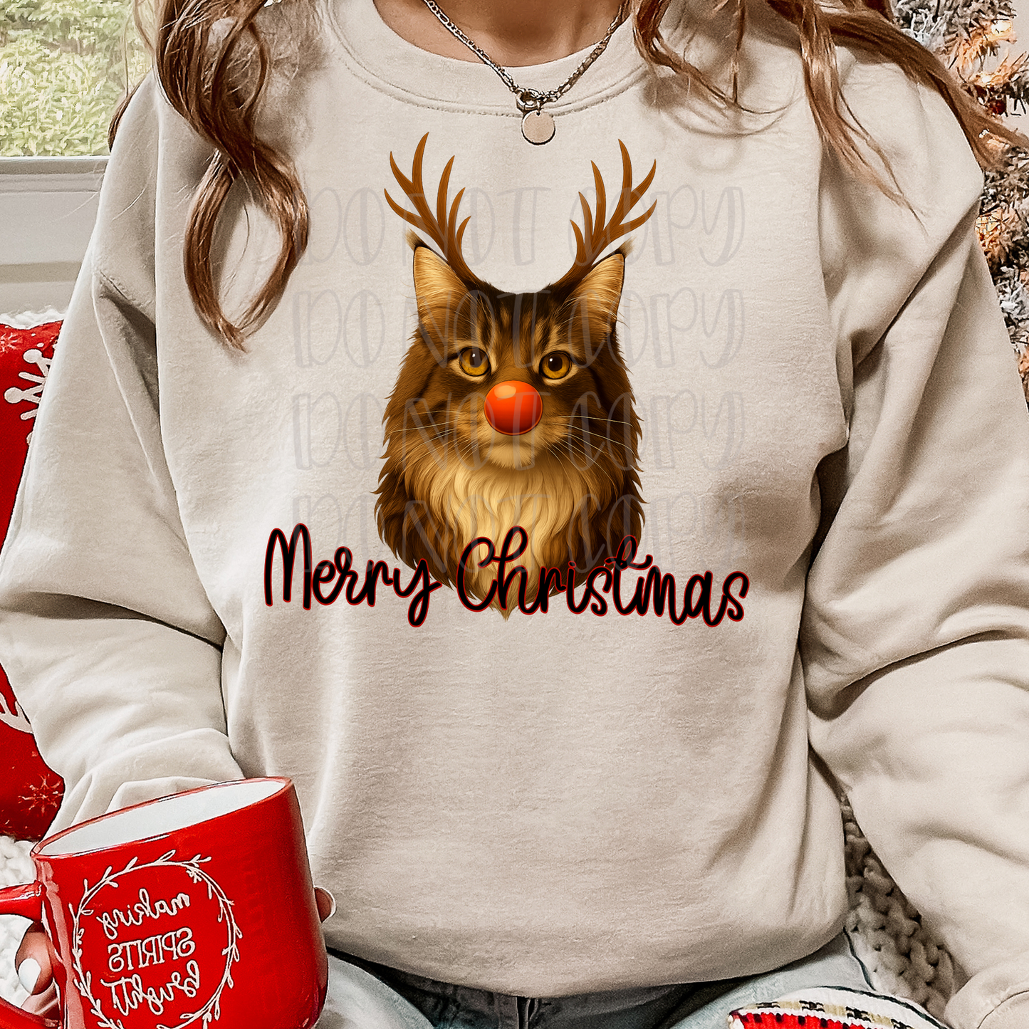 Reindeer Maine Coon Cat