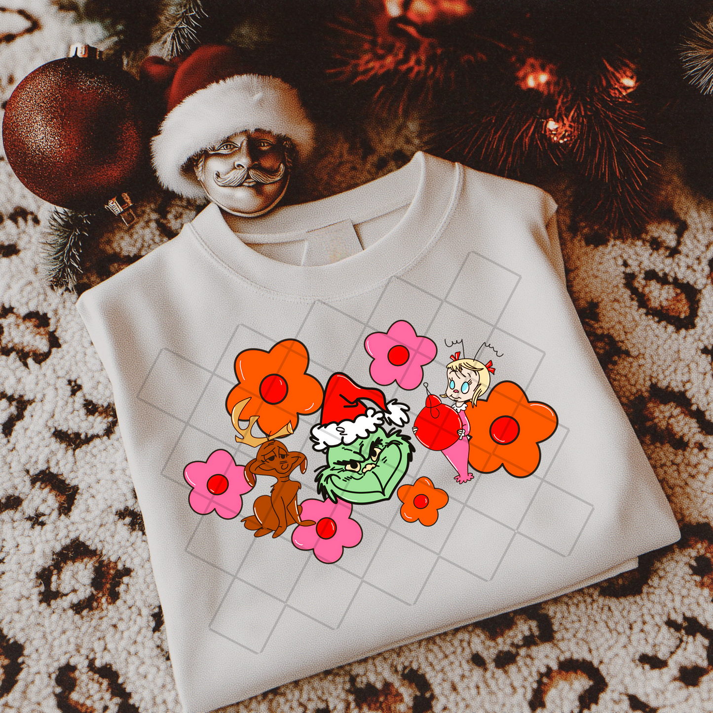 Retro Floral Green Guy