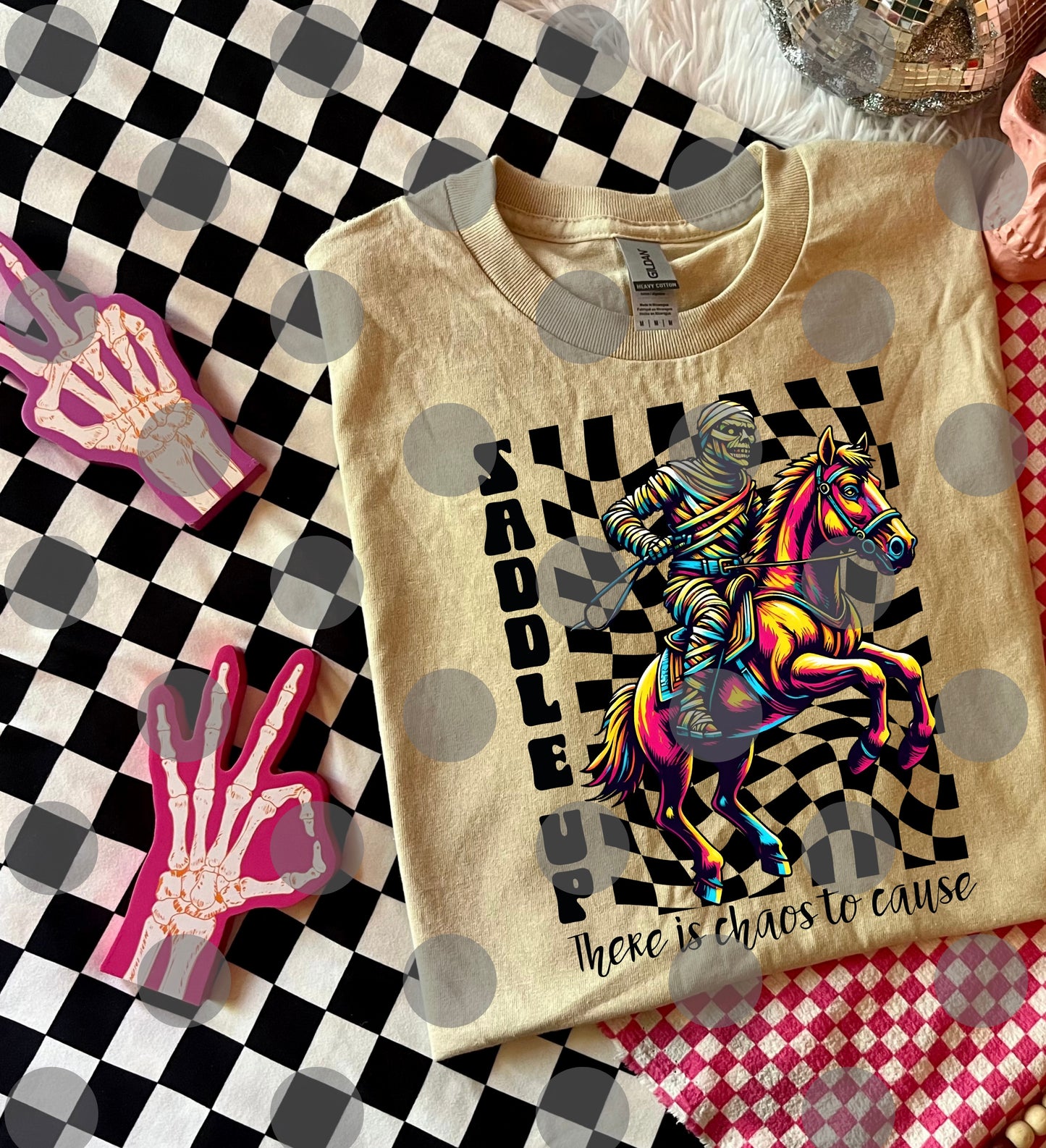 Checkered Chaos Horror Mummy