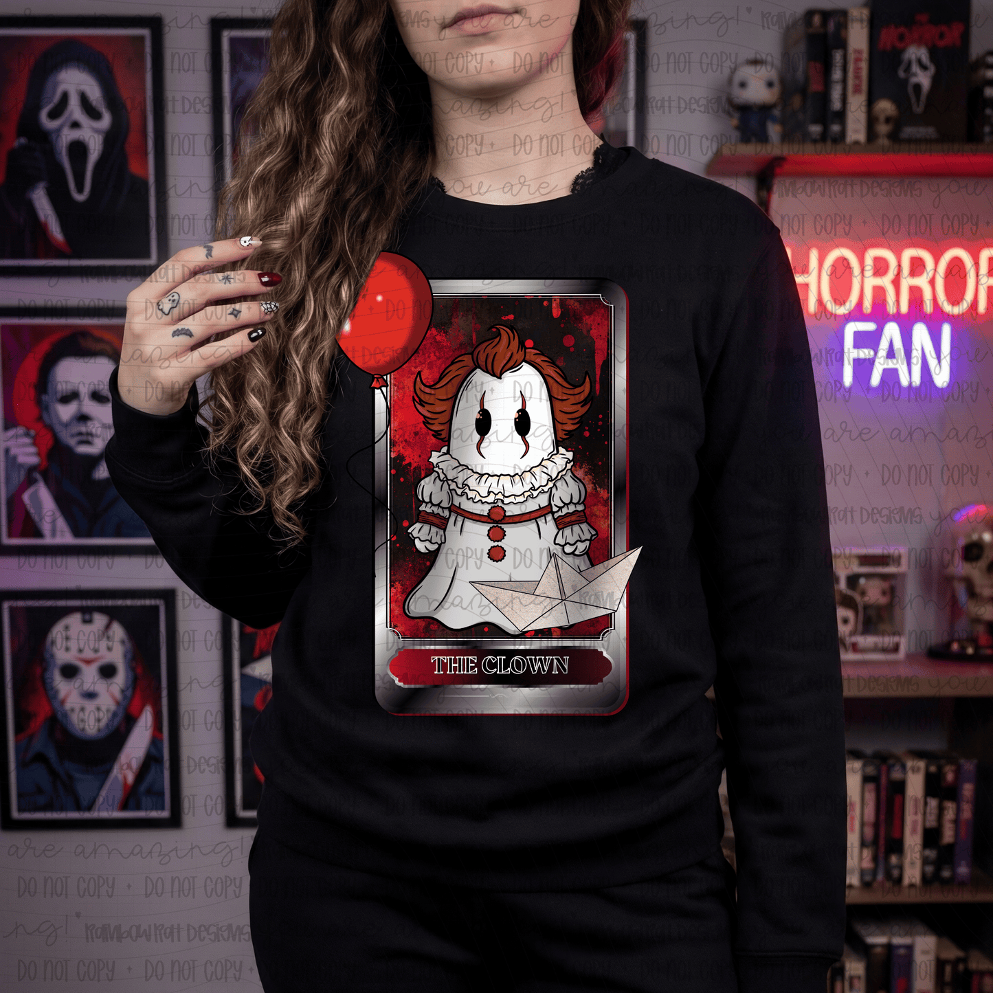 The Clown Ghost Tarot Card