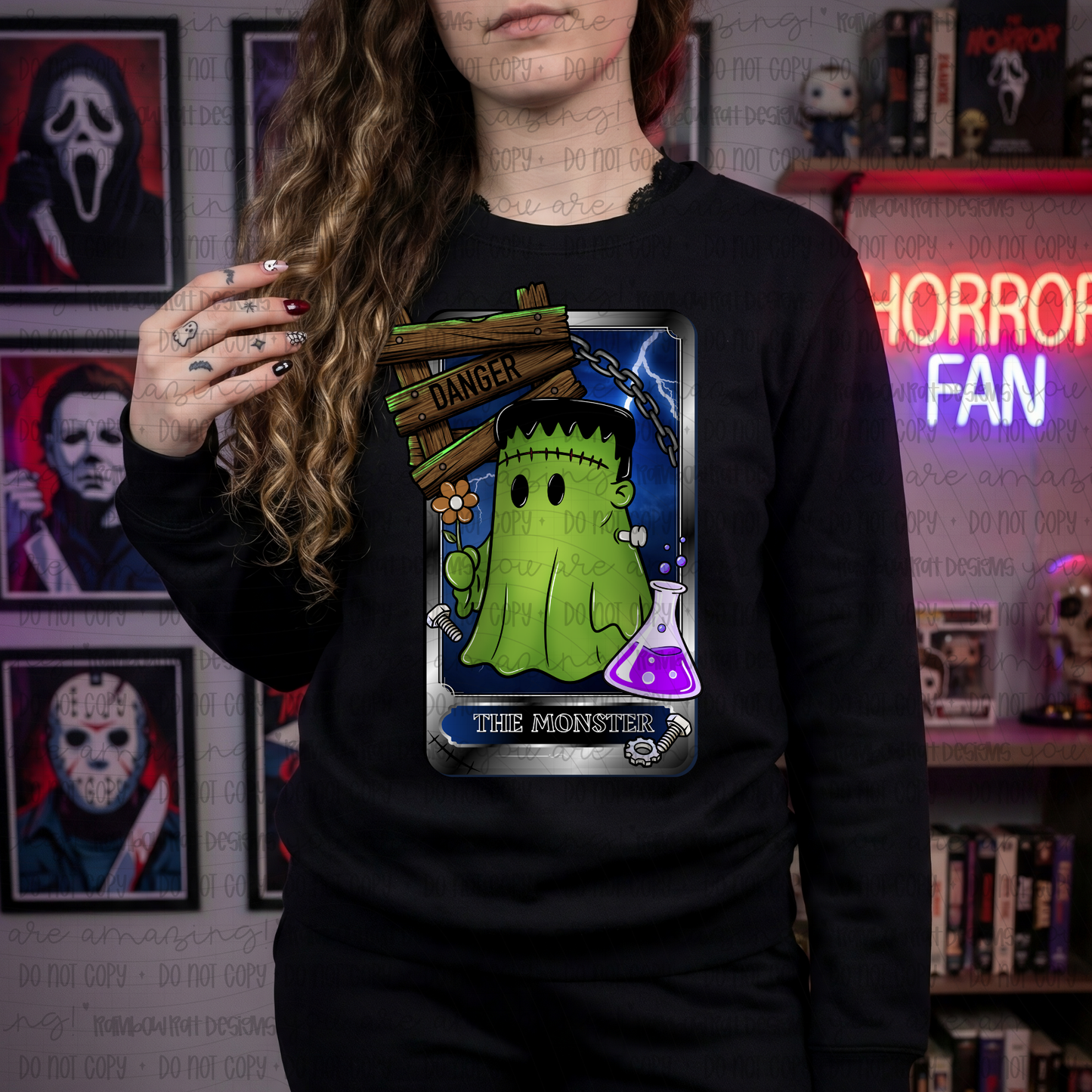 The Monster Ghost Tarot Card