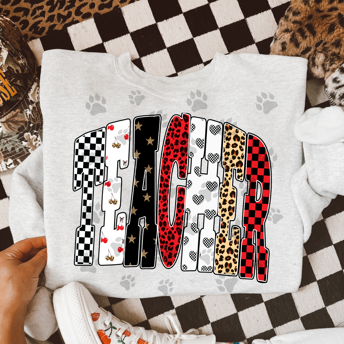 Teacher Checkered