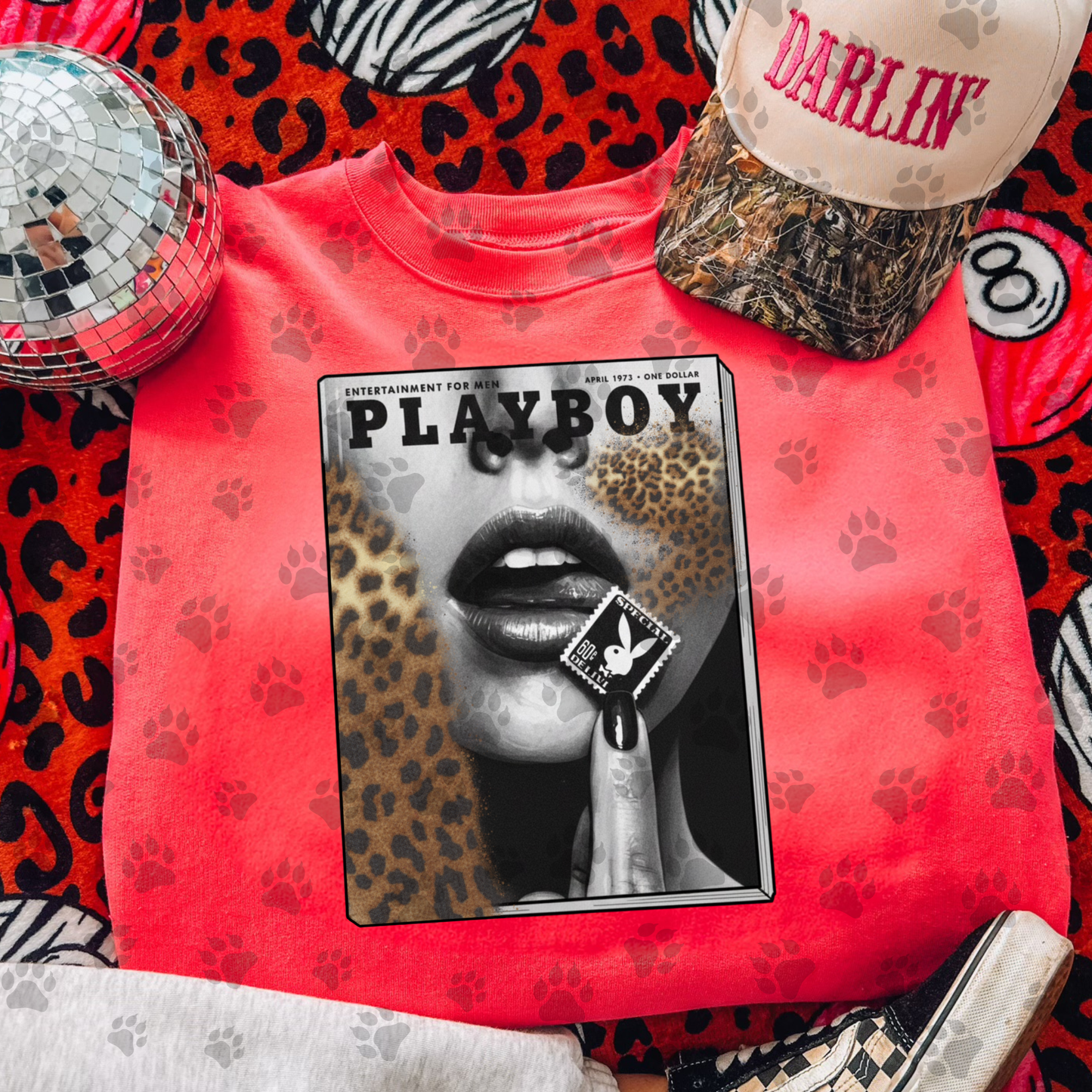 Playboy Lips Leopard