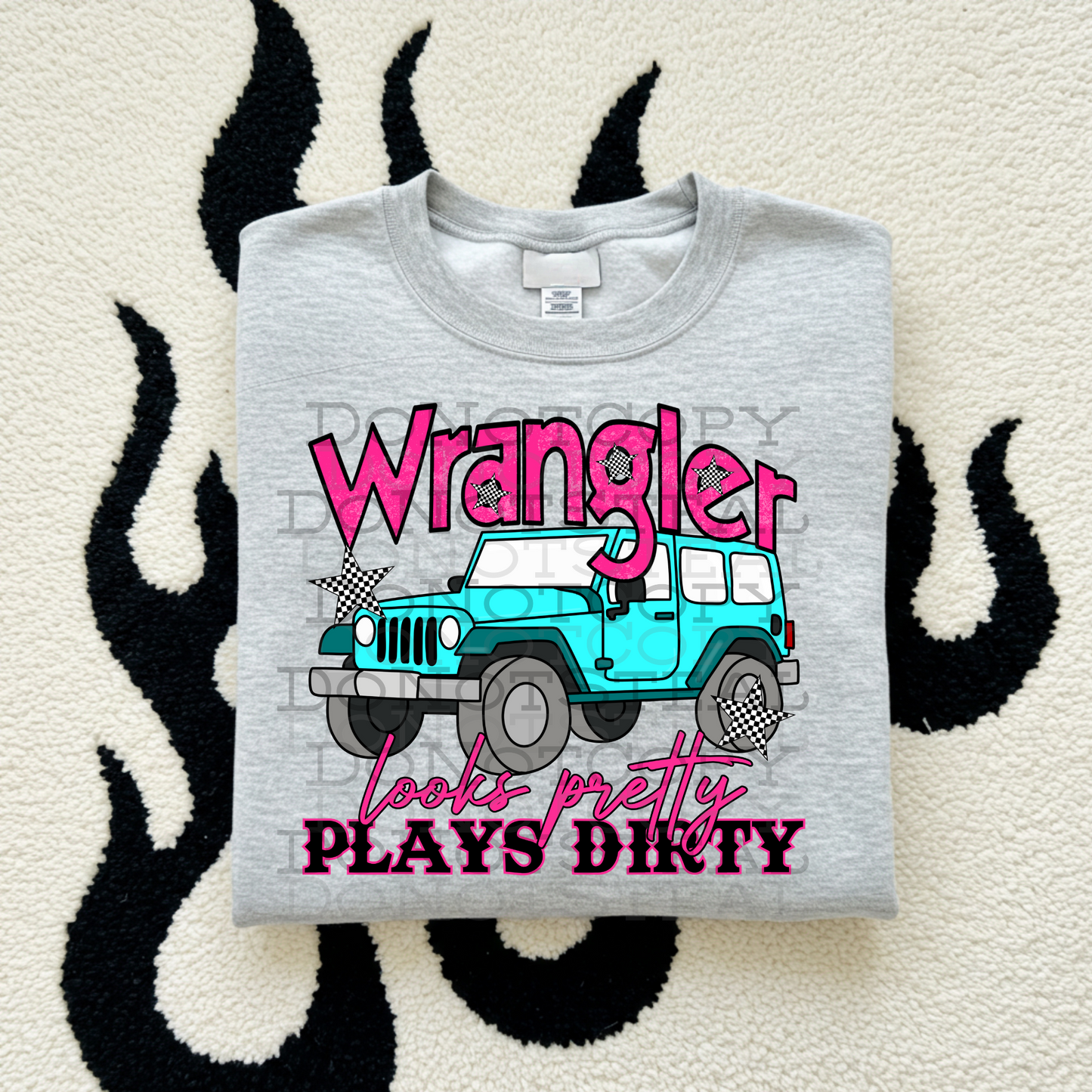 Play Dirty Wrang - Cyan