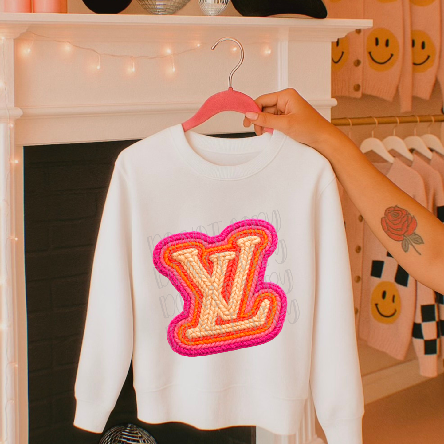 Rope Monogram Patch