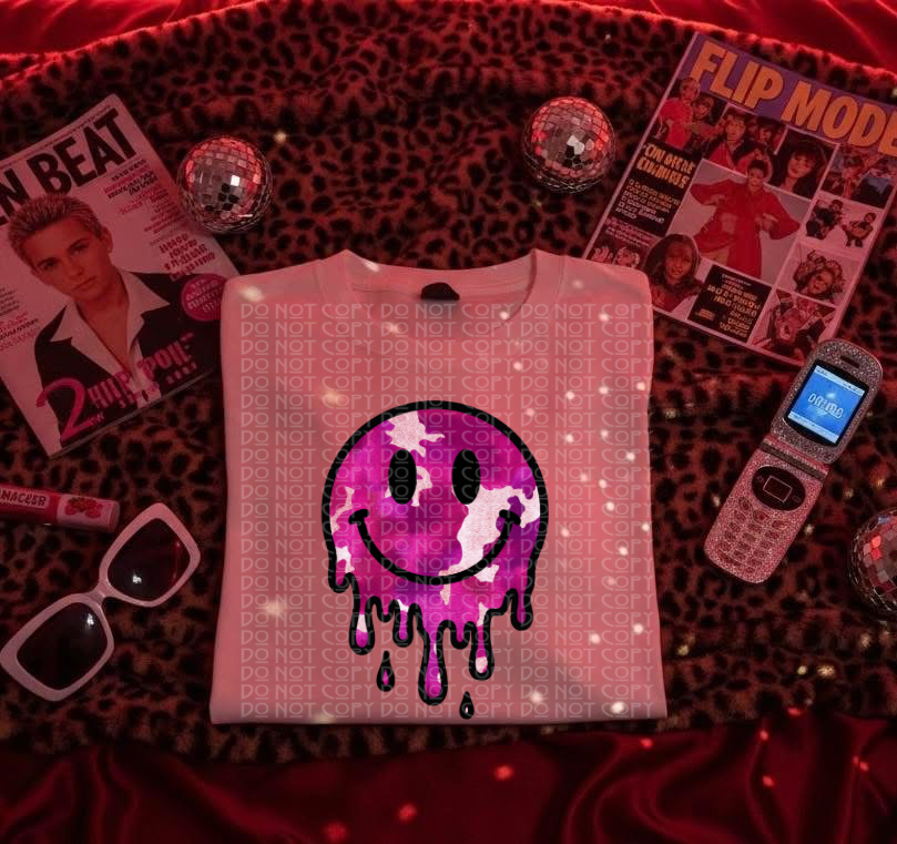Drippy Purple Smiley