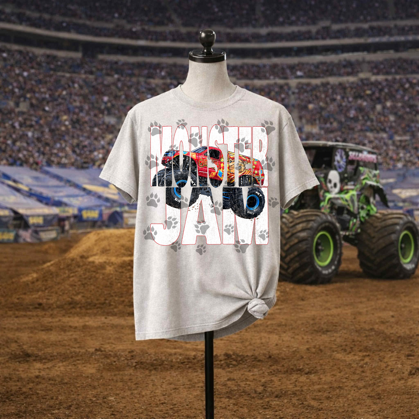 MJ Red Monster Truck