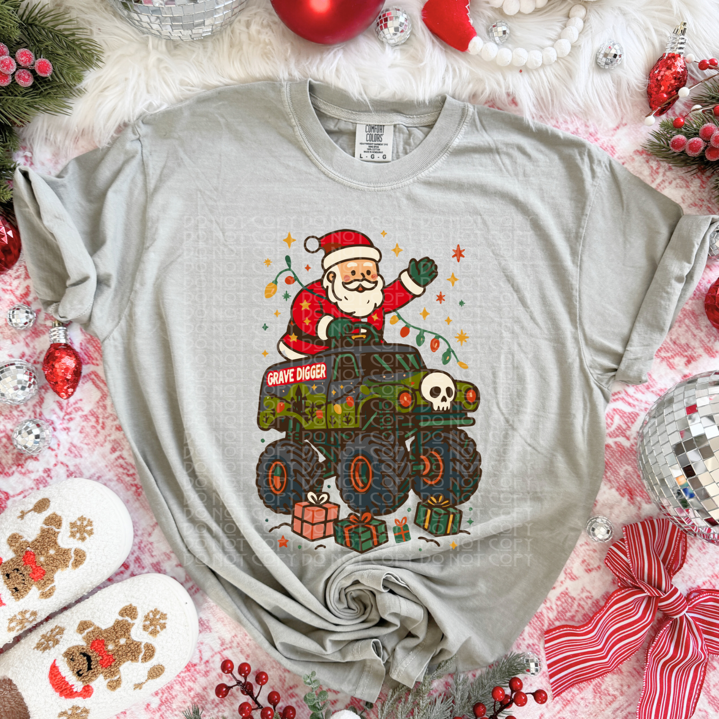 Grave Digger Santa