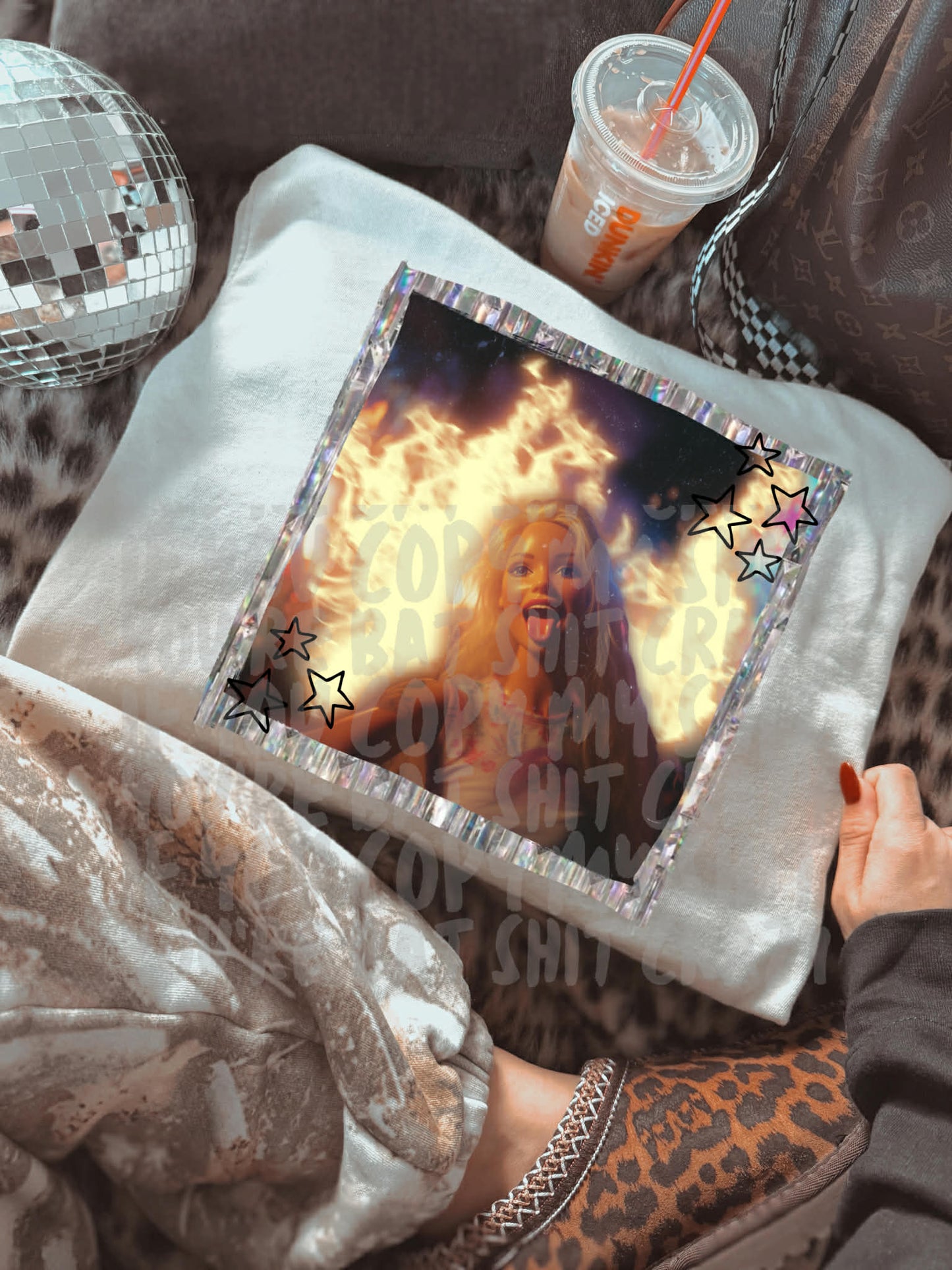 Burnt Out Barb On Fire