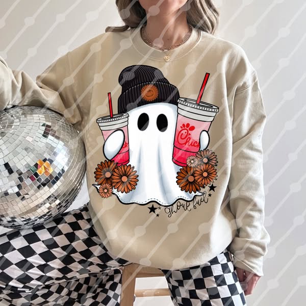 Ghost Chick Cups Beanie