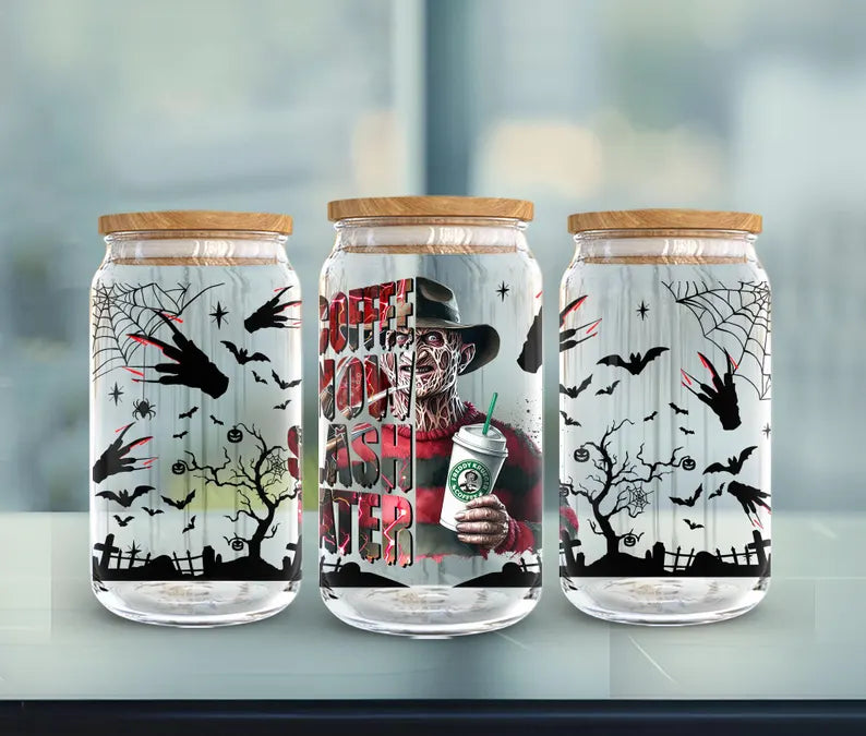 Coffee Now Slash Later Freddy Krueger