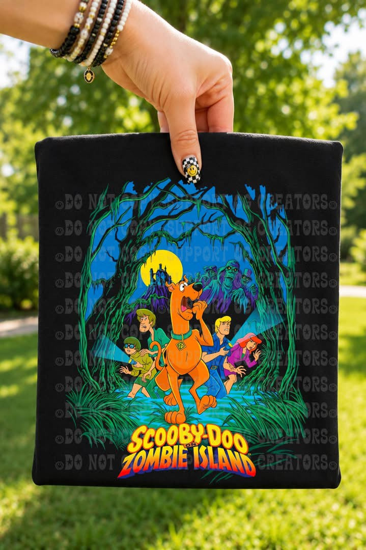 Scoob Zombie Island Blk Tee