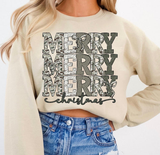 Camo Merry Merry Merry Christmas