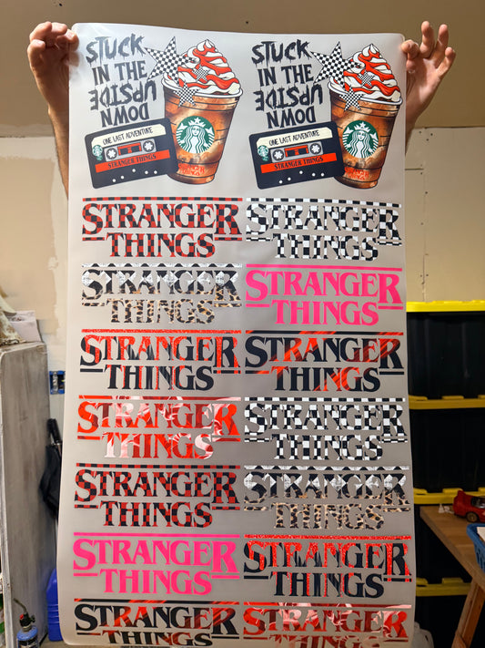 T4k stranger thing sheet