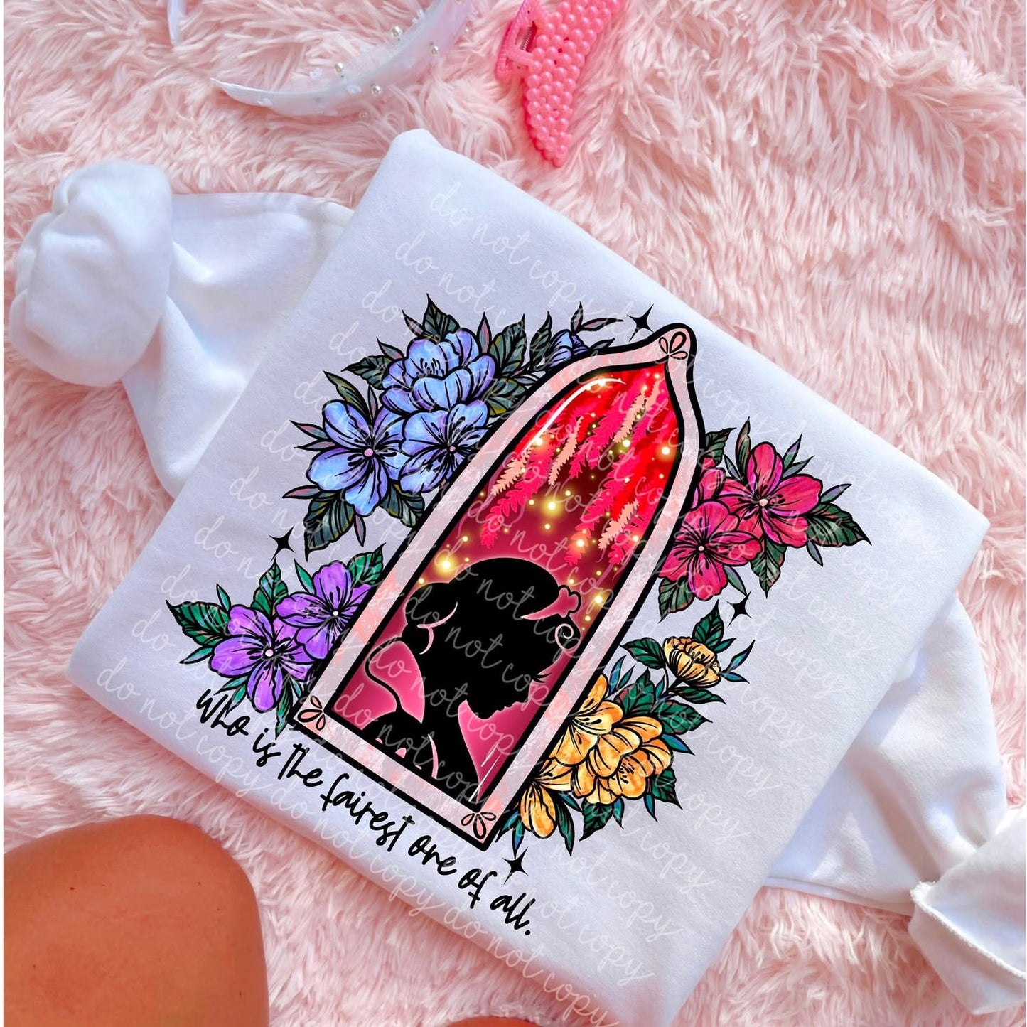 Red Princess Stained Glass