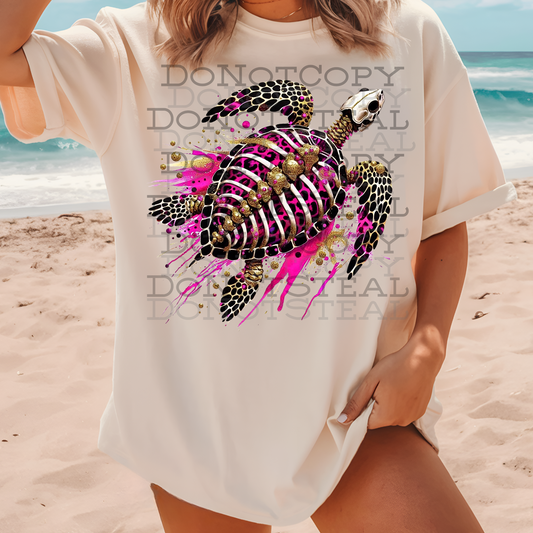 Pink Skull Turtle