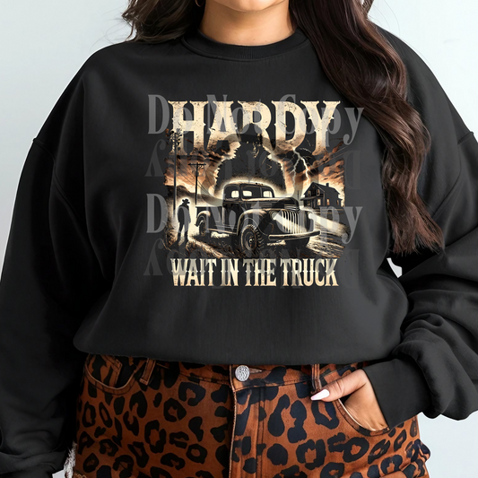 Wait In The Truck (BLACK SHIRT ONLY)
