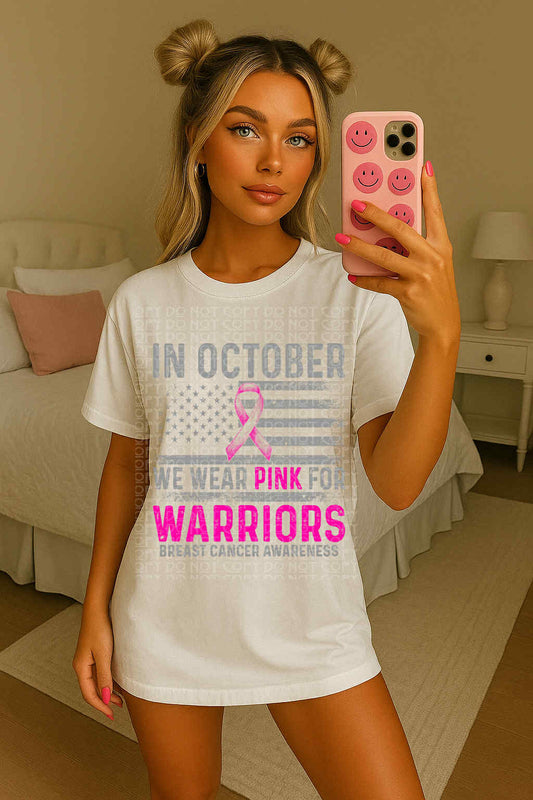 Pink For Warriors Flag