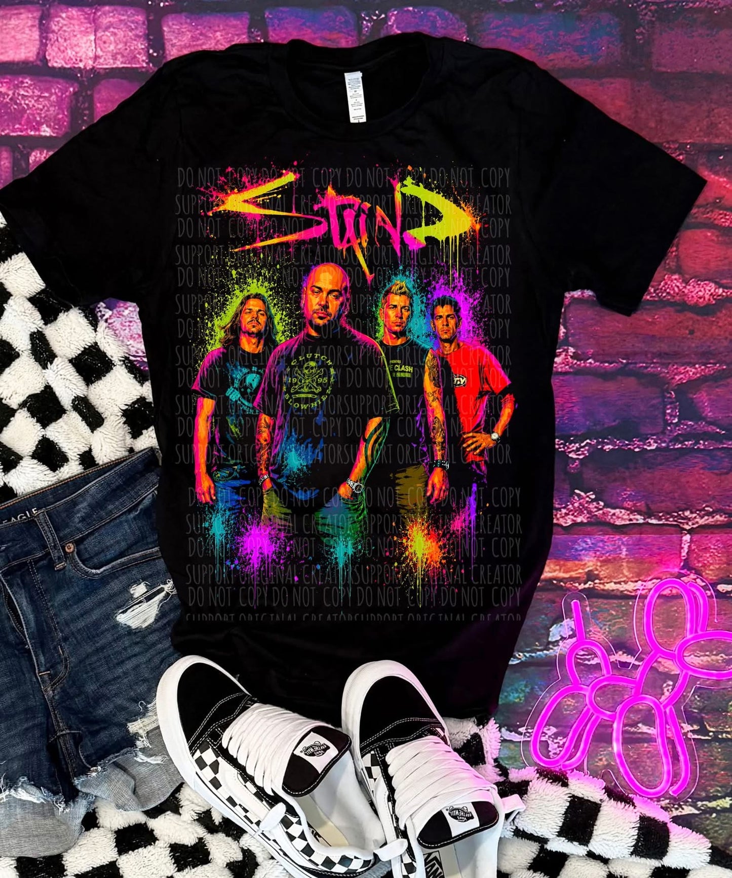 Neon Staind BLK Tee