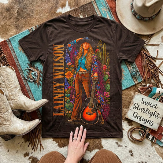 LW Boho Black Tee