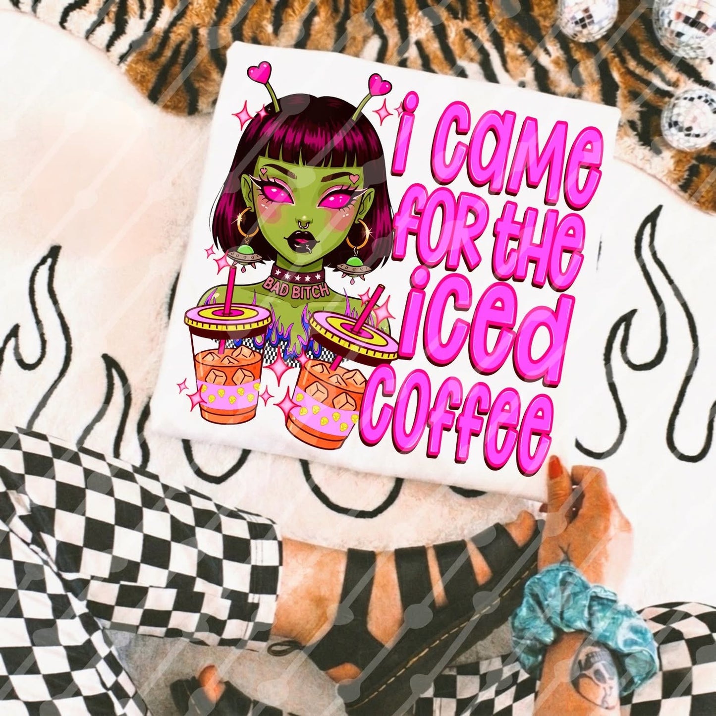 I came for the iced coffee