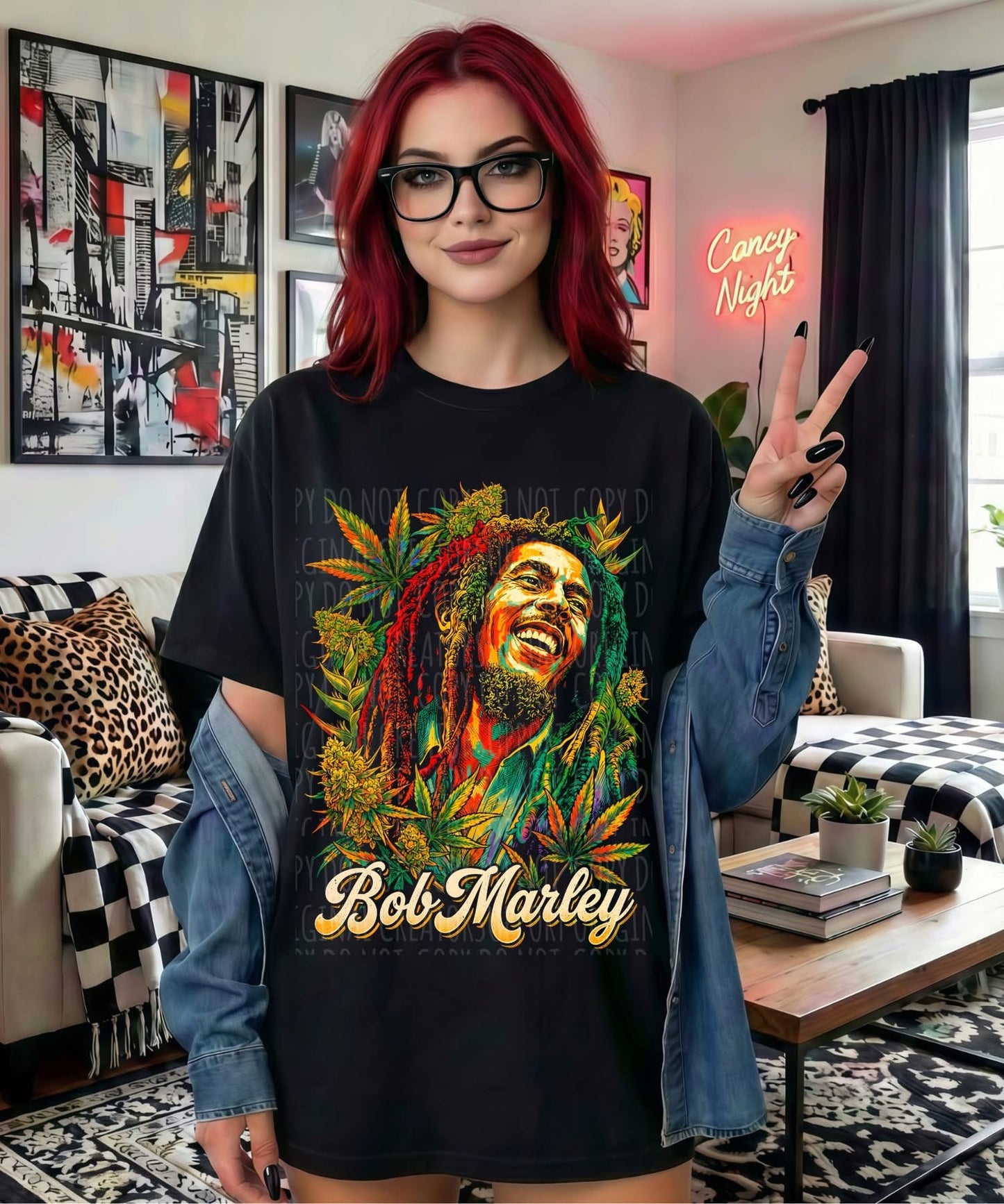 B Marley BLK Tee only